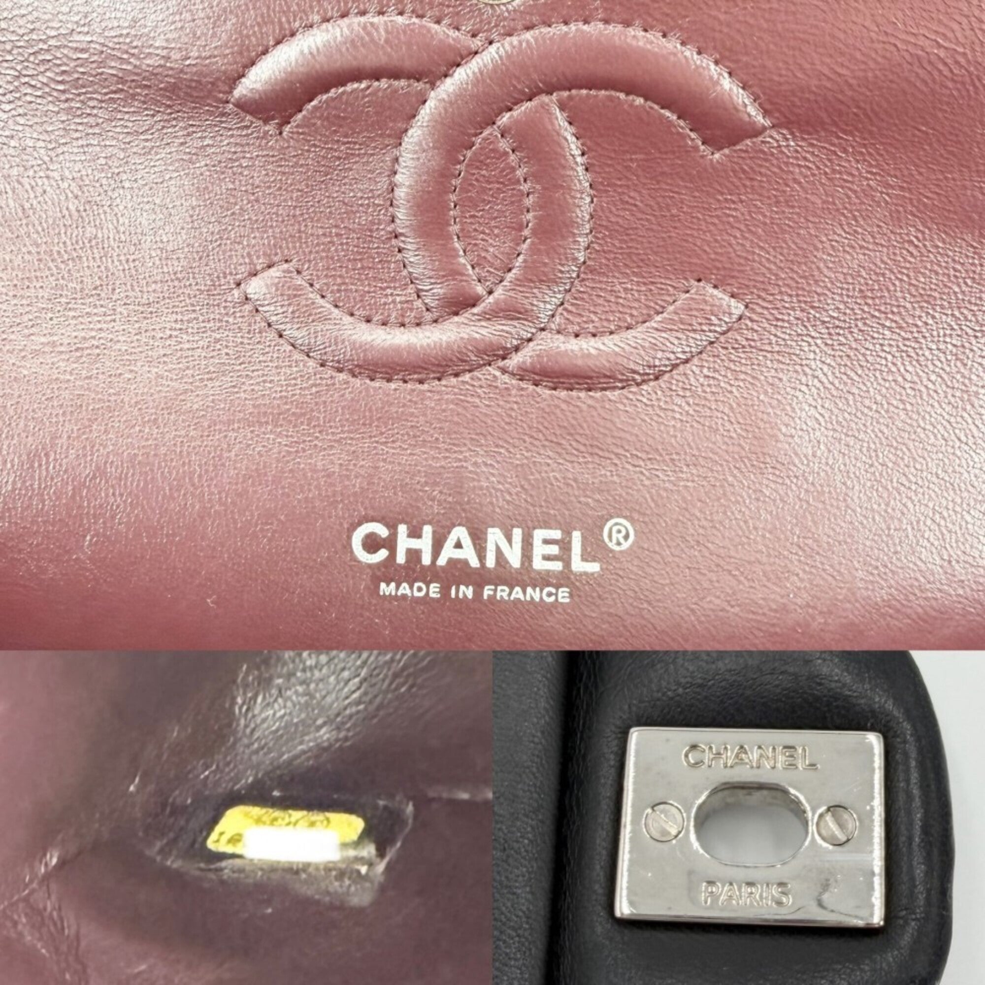 Chanel Black Leather Shoulder Bag (Pre-Owned)
