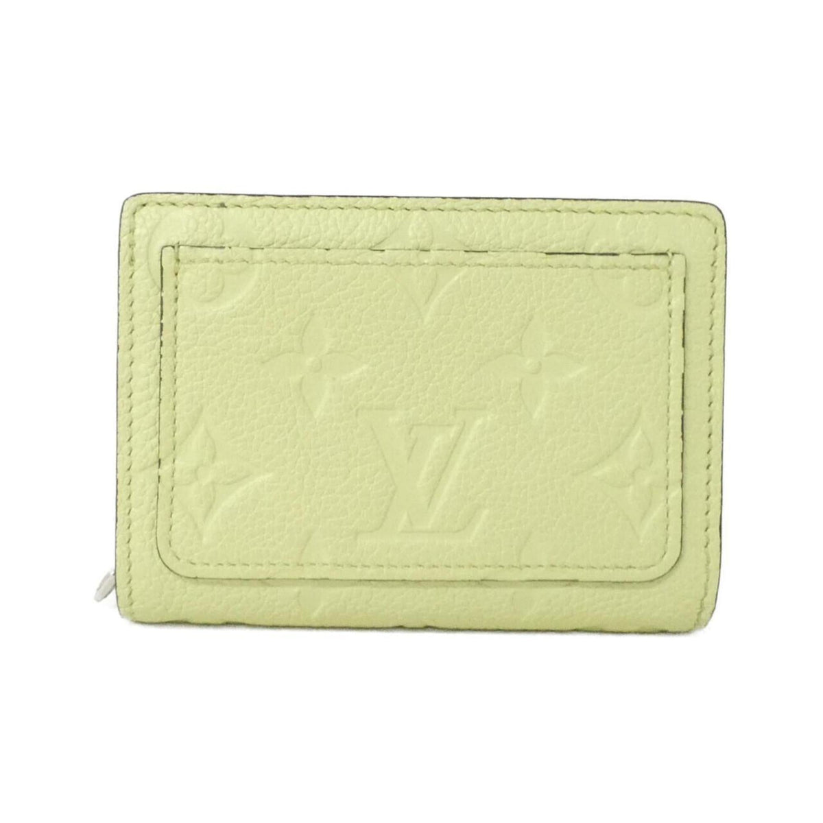 Louis Vuitton Green Vert Leather Wallet (Bi-Fold) (Pre-Owned)