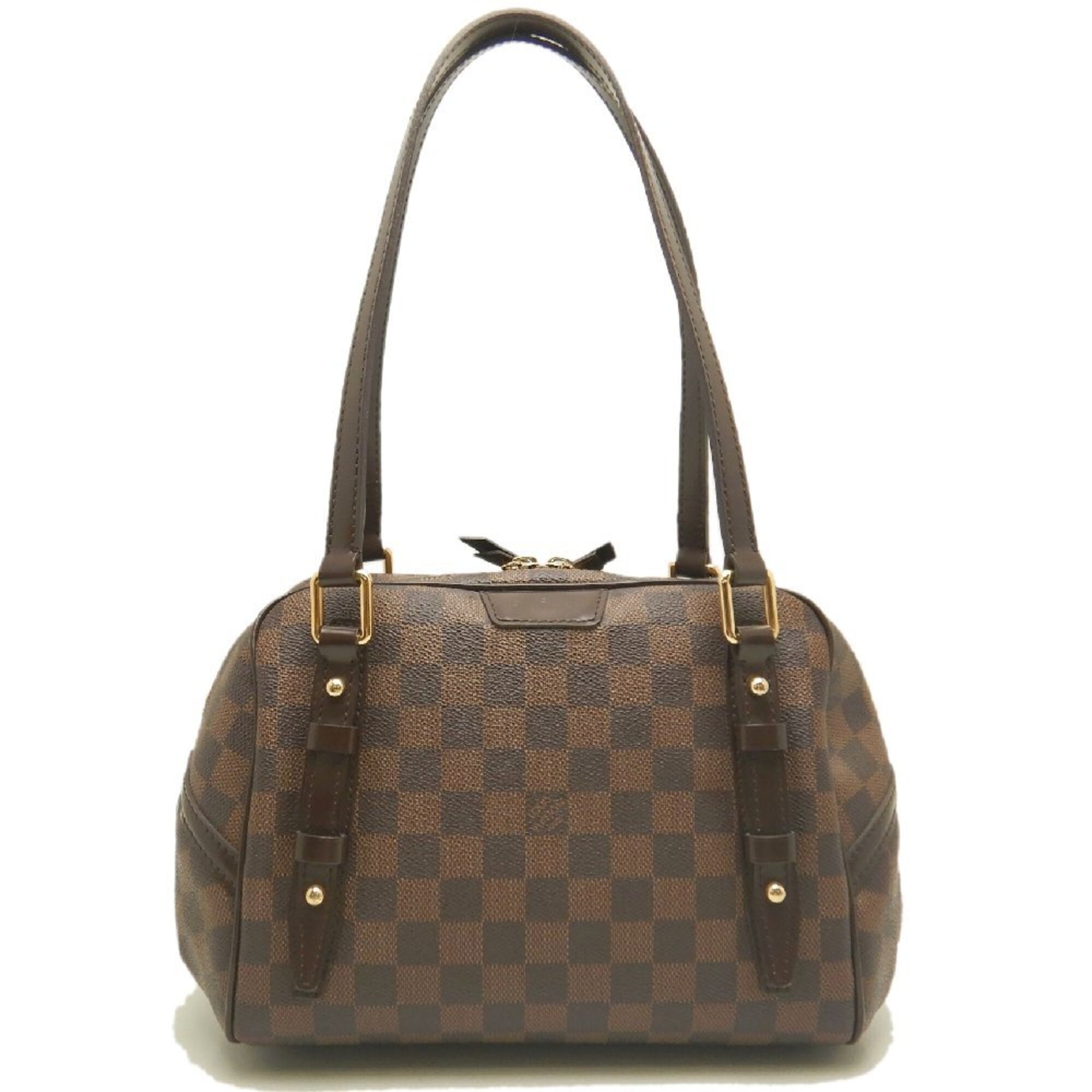 Louis Vuitton Damier Canvas Ebene Damier Canvas Shoulder Bag (Pre-Owned)