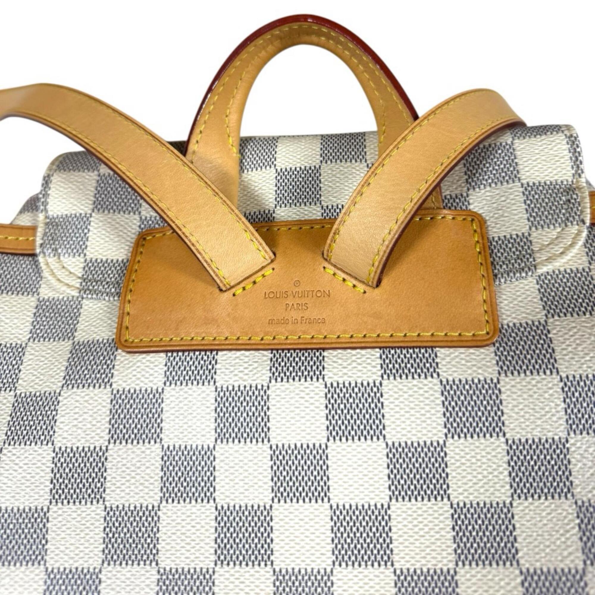 Louis Vuitton White Damier Azur Backpack (Pre-Owned)