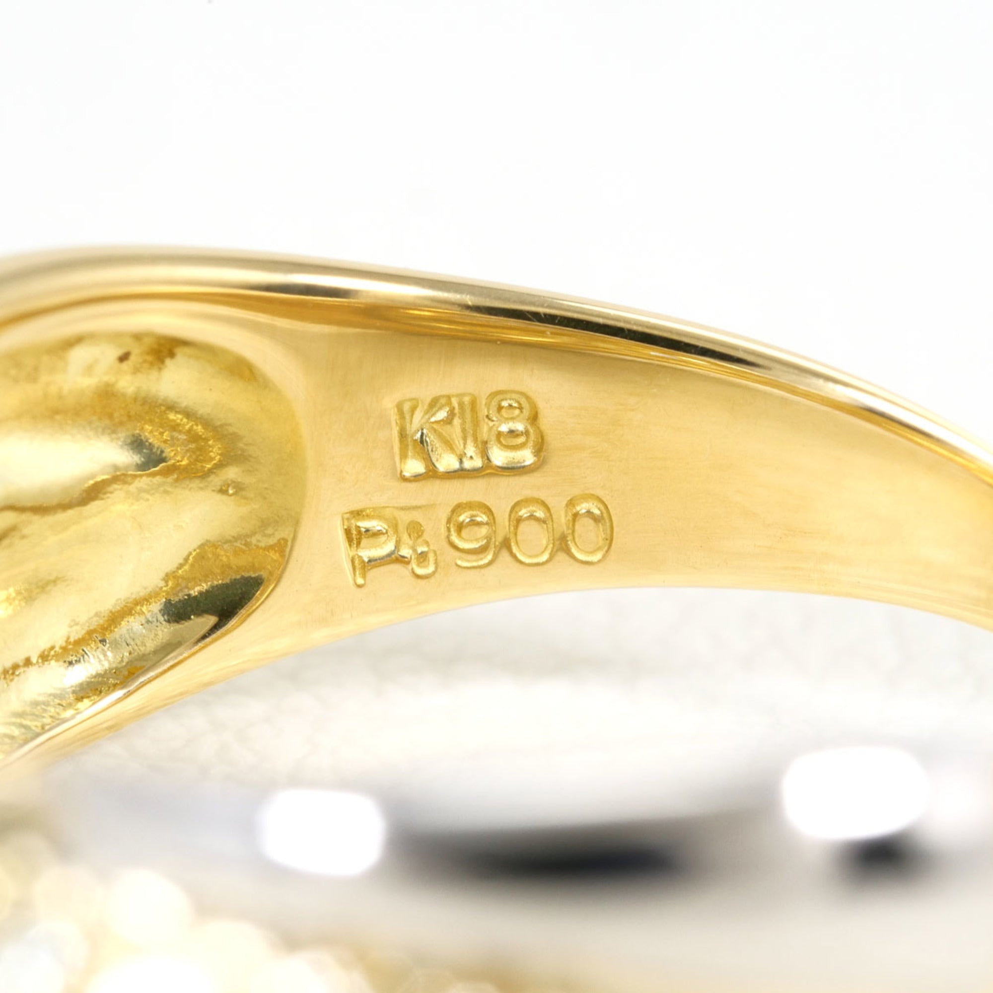Unbranded Pink Gold Platinum Yellow Gold Yellow Gold (18K) Pink Gold (18K) Platinum 900 Band Ring (Pre-Owned)