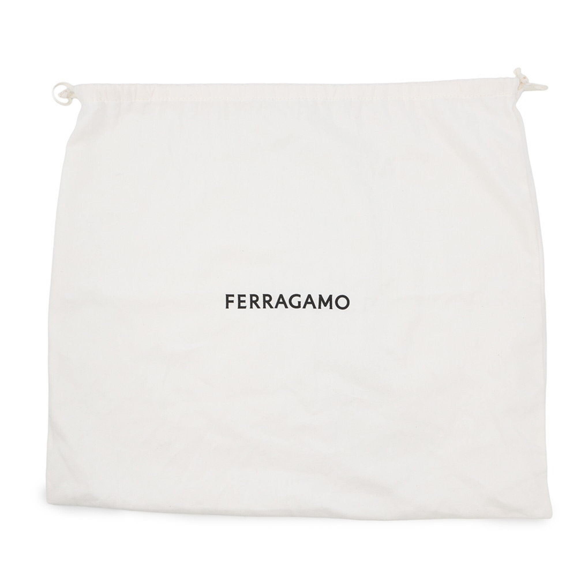 Salvatore Ferragamo Beige Canvas Handbag Tote Bag (Pre-Owned)