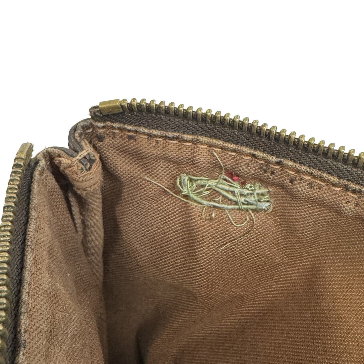 Louis Vuitton Brown Monogram Pochette Shoulder Bag (Pre-Owned)