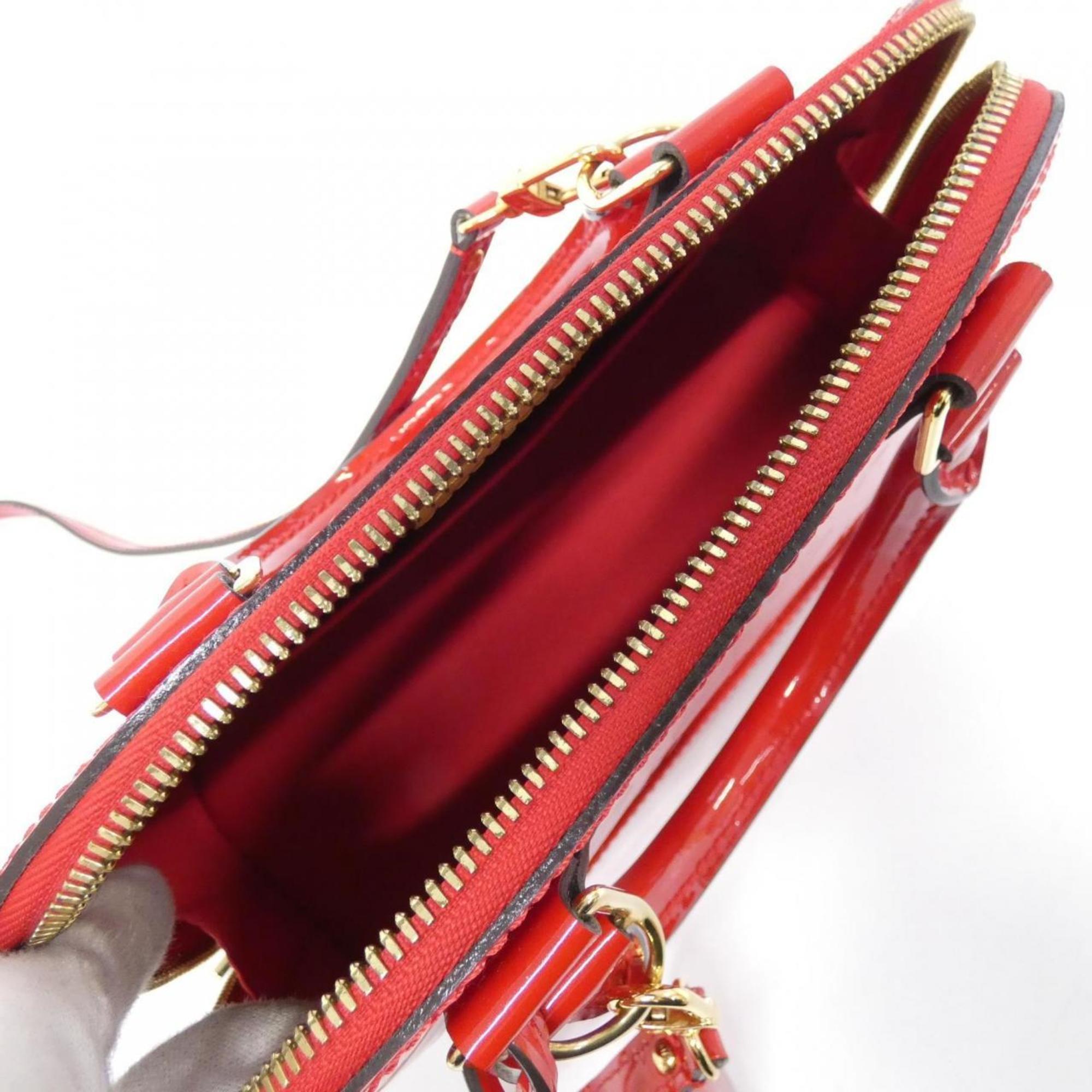 Louis Vuitton Cerise Red Color Leather Handbag (Pre-Owned)