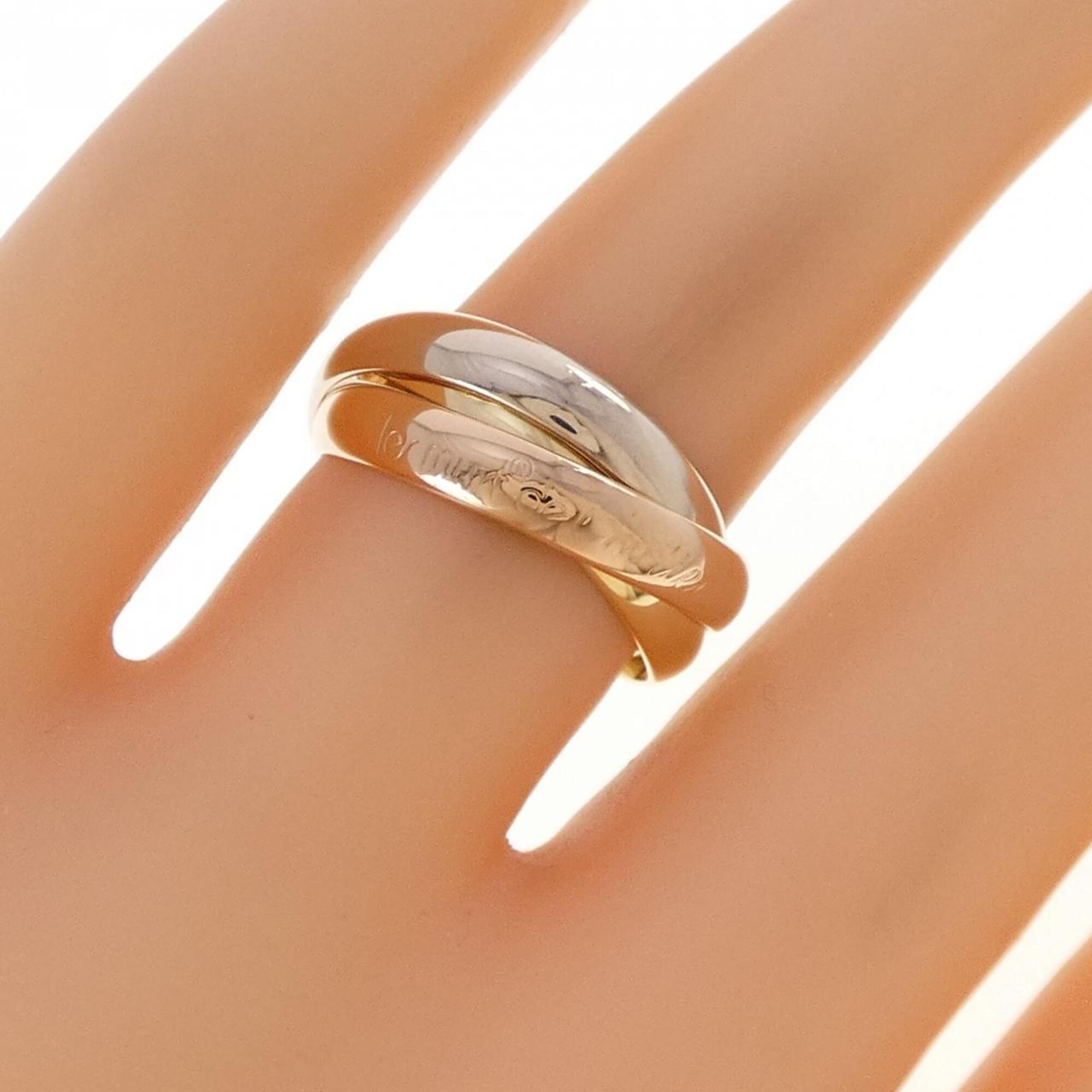 Cartier Pink Gold White Gold Yellow Gold Yellow Gold (18K) Pink Gold (18K) White Gold (18K) Band Ring (Pre-Owned)
