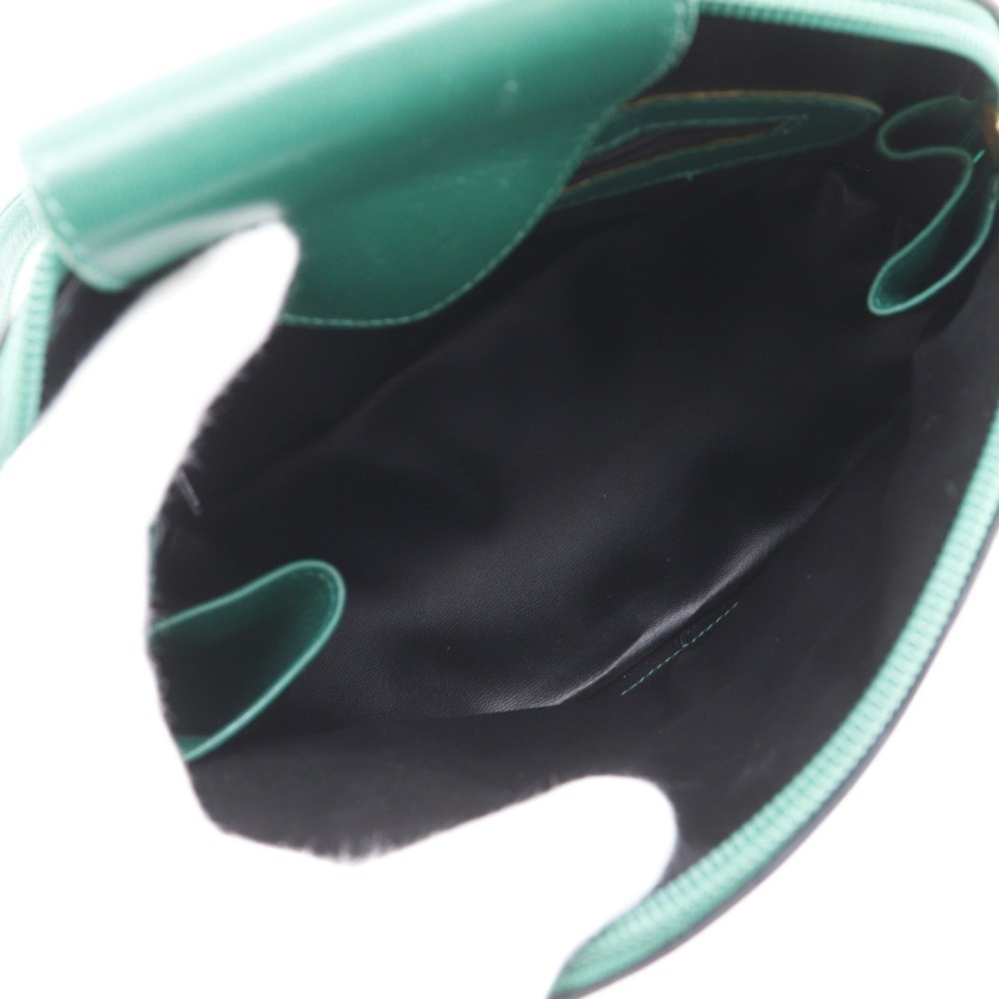 Bally Black Green Leather Tote Bag (Pre-Owned)