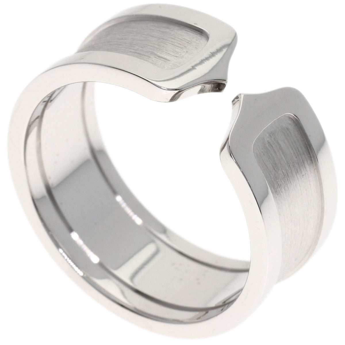 Cartier White Gold White Gold (18K) Band Ring (Pre-Owned)
