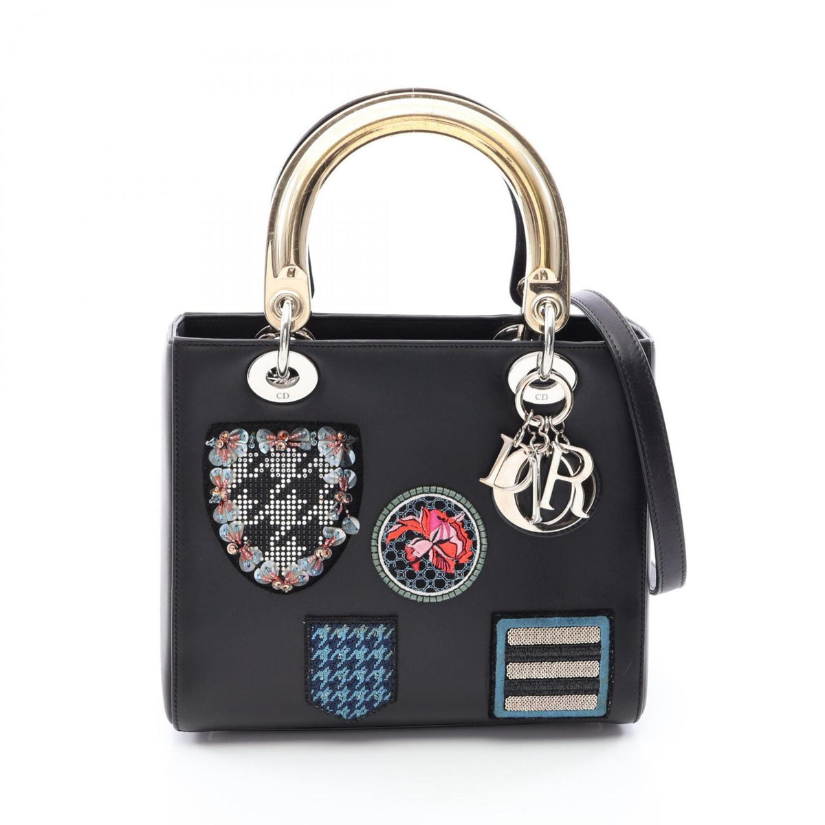 Christian Dior Black Leather Handbag (Pre-Owned)