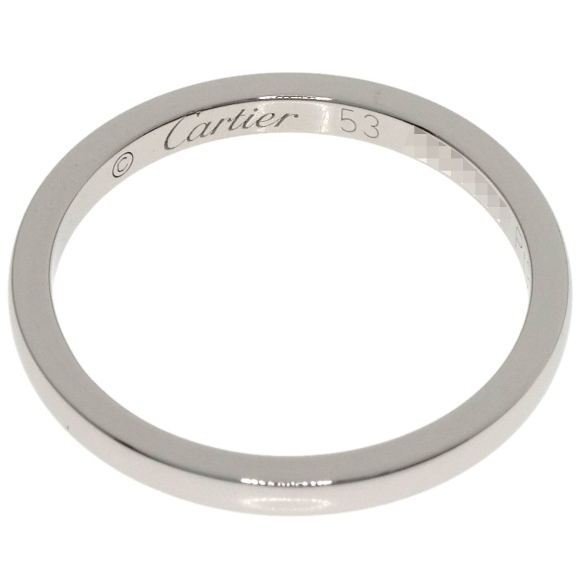 Cartier Platinum 950 Band Ring (Pre-Owned)