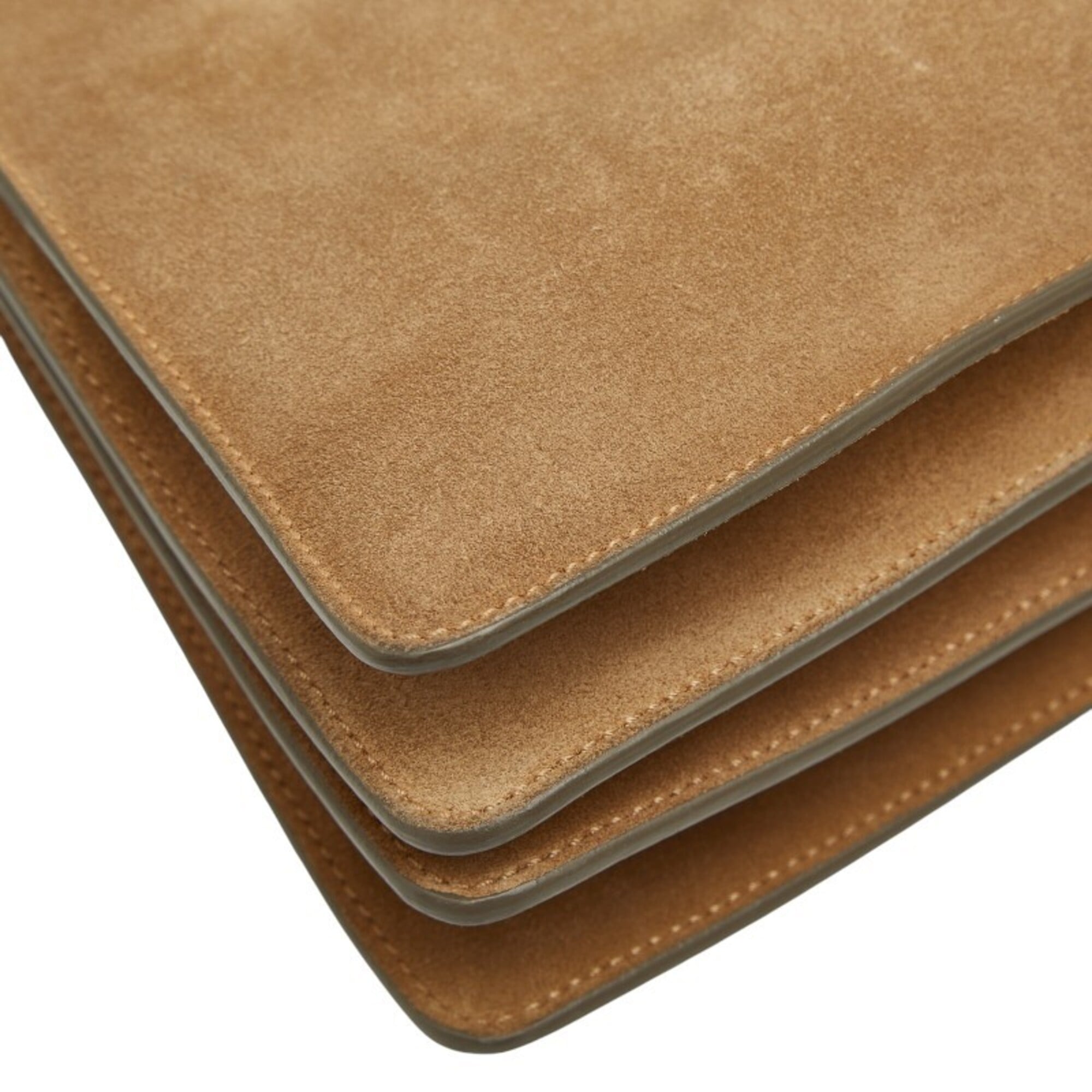Chloé Beige Suede Leather Shoulder Bag (Pre-Owned)