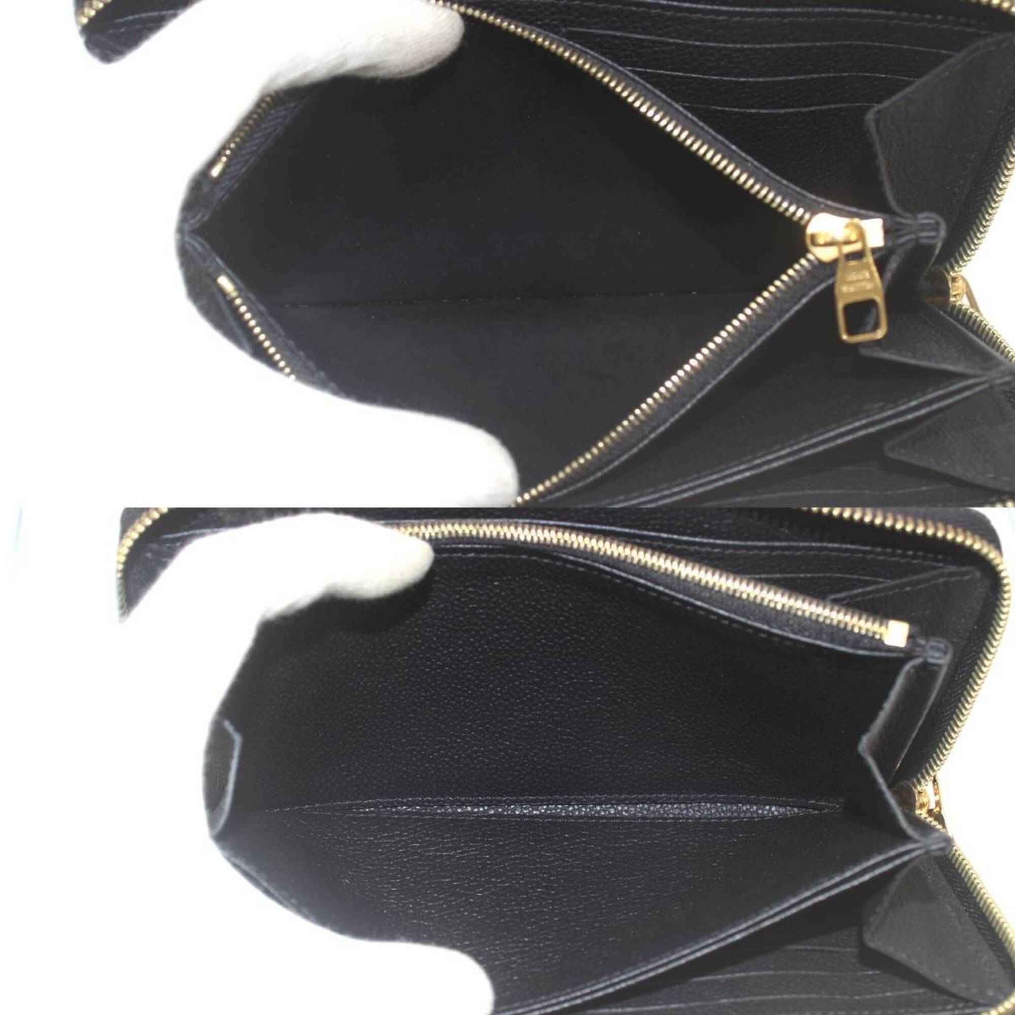 Louis Vuitton Monogram Empreinte Black Monogram Empreinte Long Wallet (Bi-Fold) (Pre-Owned)