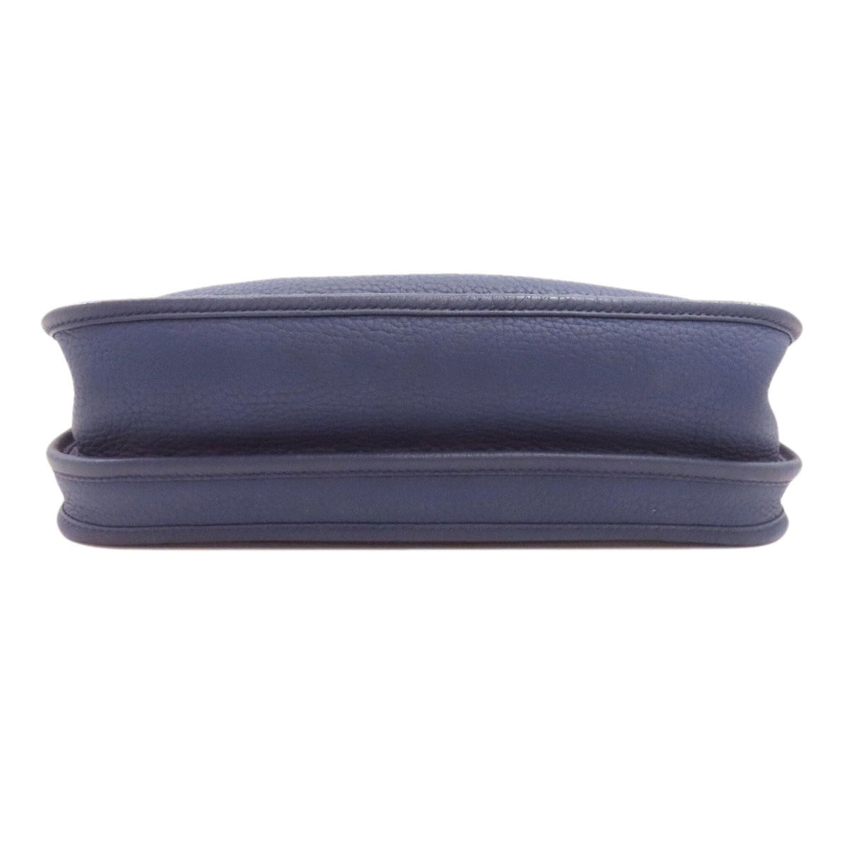 Hermes Blue Taurillon Clemence Leather Shoulder Bag (Pre-Owned)
