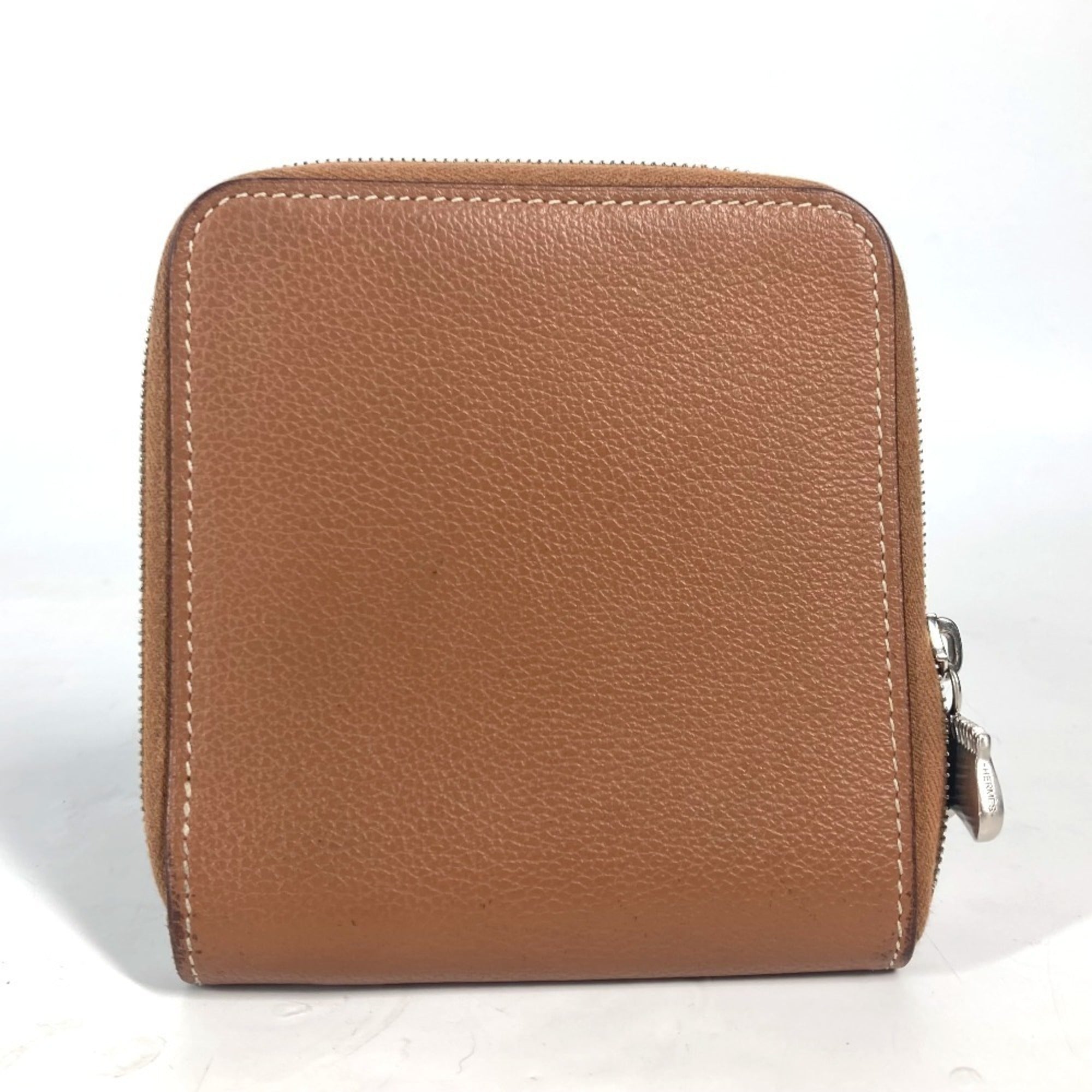Hermes Brown Evercalf Leather Wallet (Bi-Fold) (Pre-Owned)