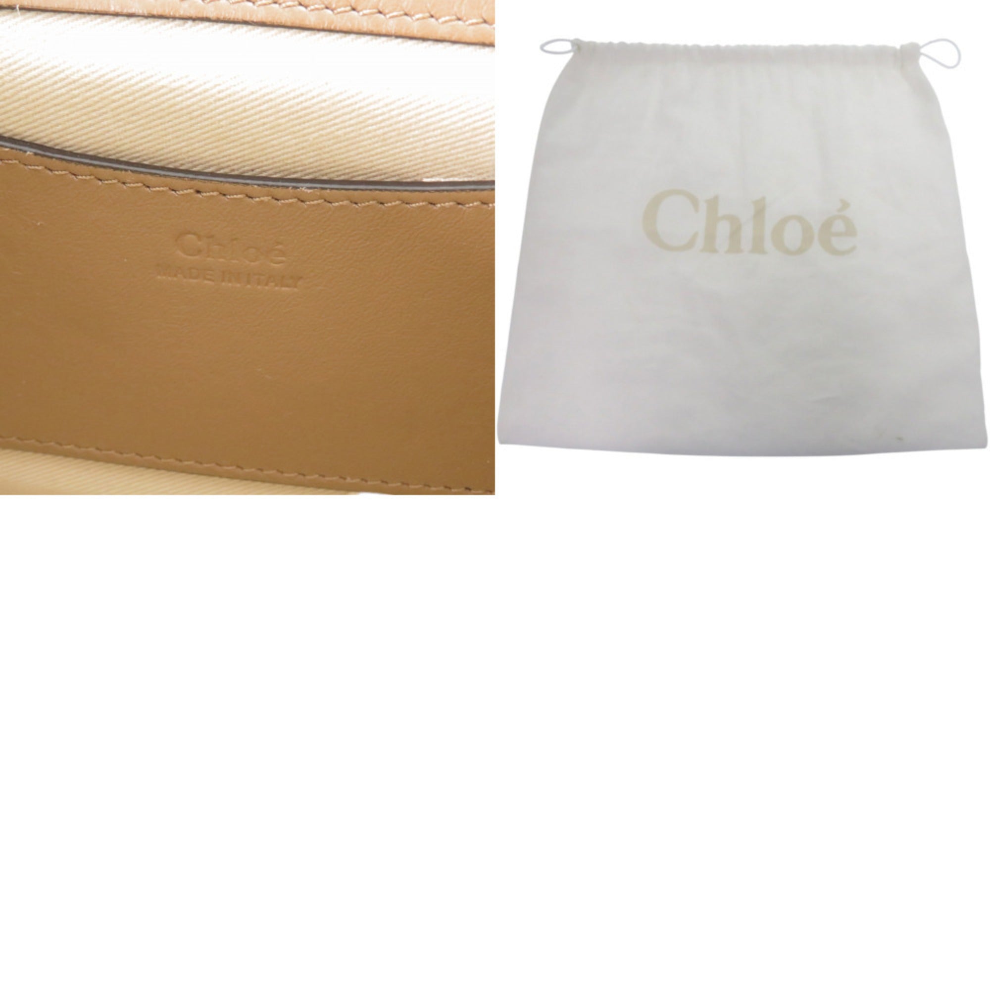 Chloé Gold Leather Shoulder Bag (Pre-Owned)