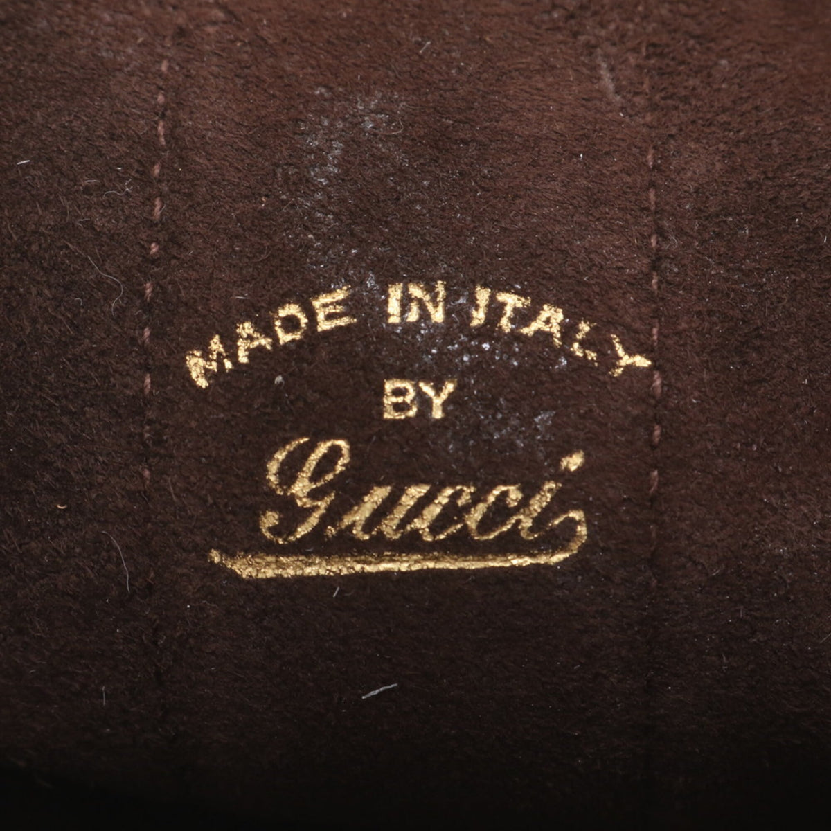 Gucci Brown Leather Clutch Bag Pouch (Pre-Owned)