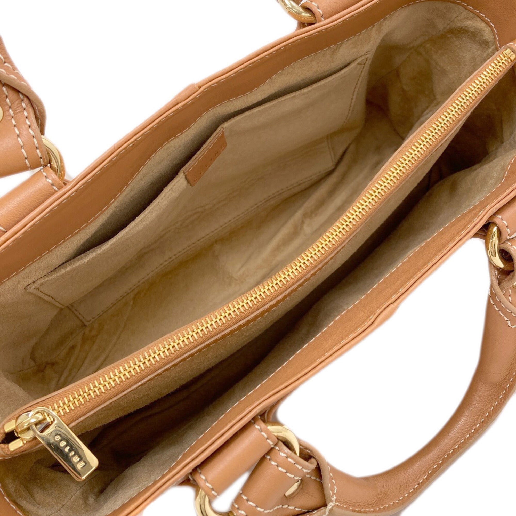 Celine Brown Leather Handbag (Pre-Owned)