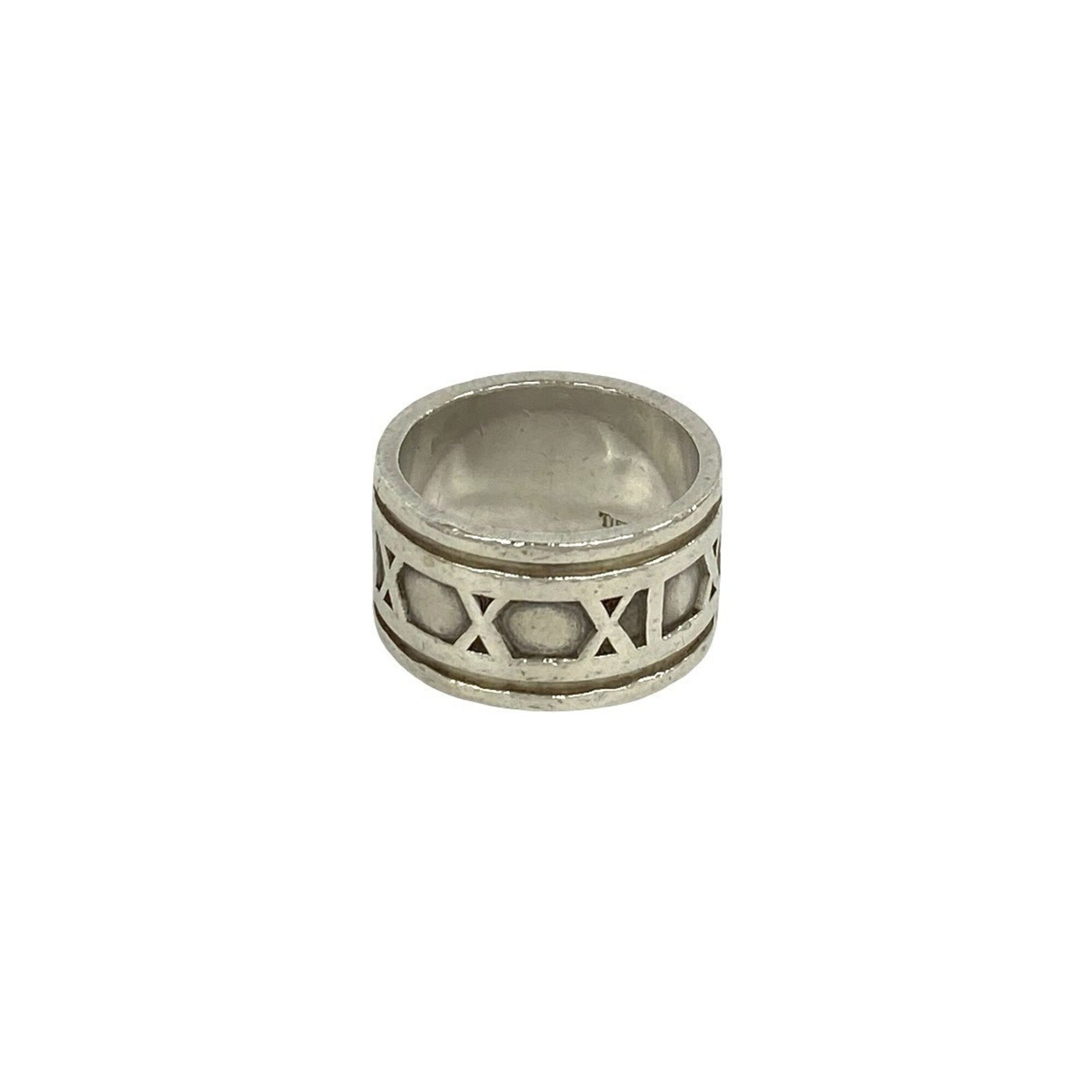 Tiffany Silver Silver 925 Band Ring (Pre-Owned)