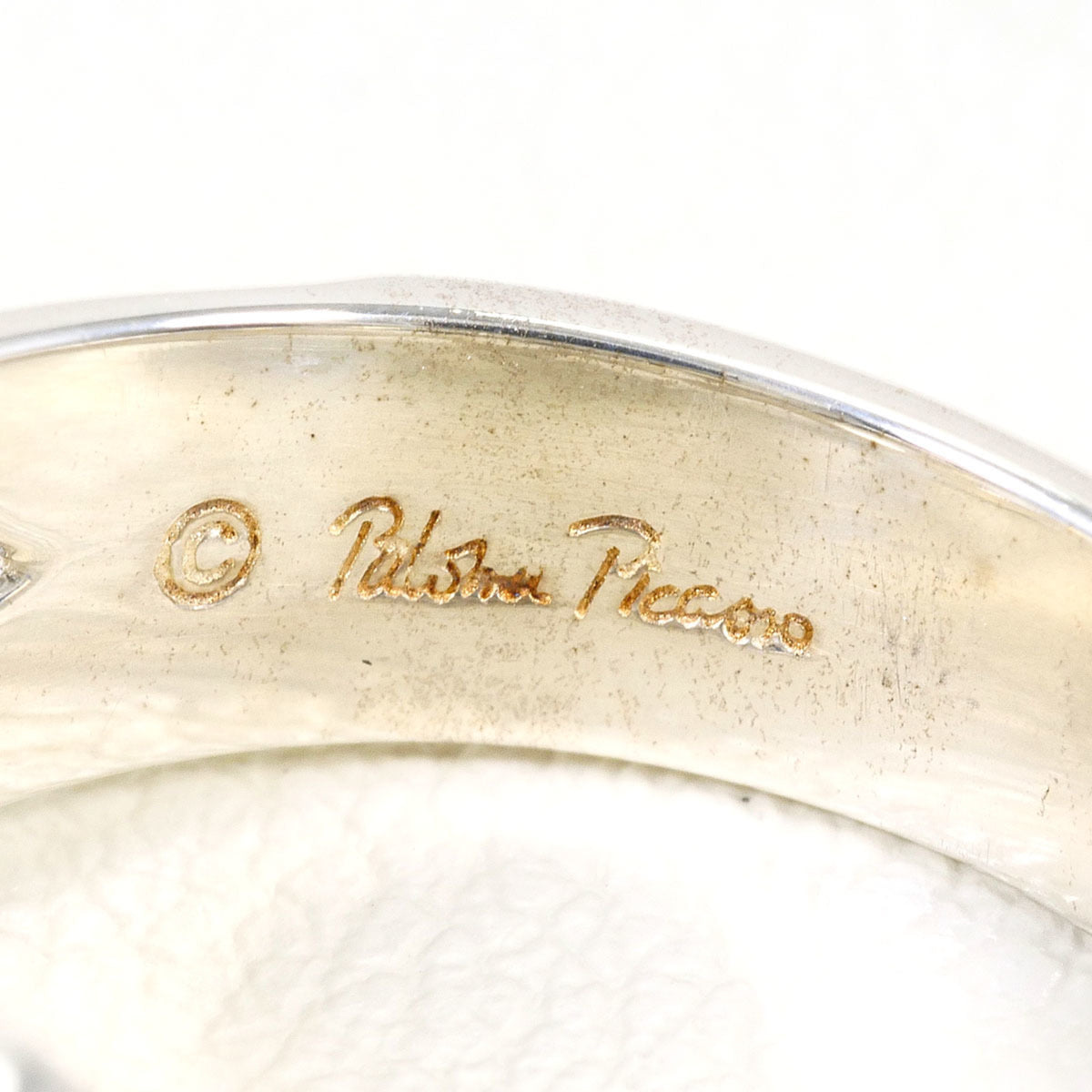 Tiffany Silver Silver 925 Band Ring (Pre-Owned)
