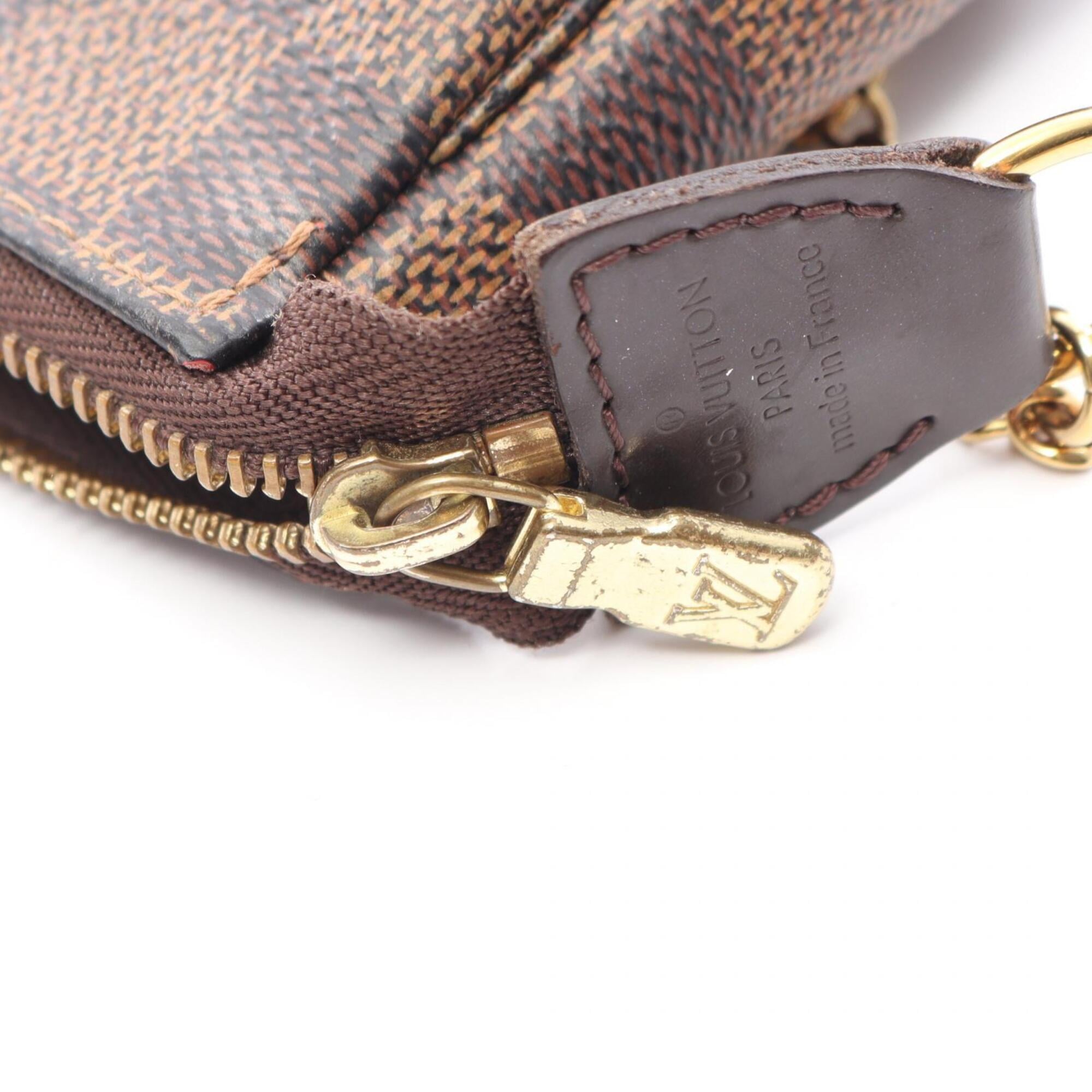 Louis Vuitton Brown Coated Canvas Leather Handbag (Pre-Owned)