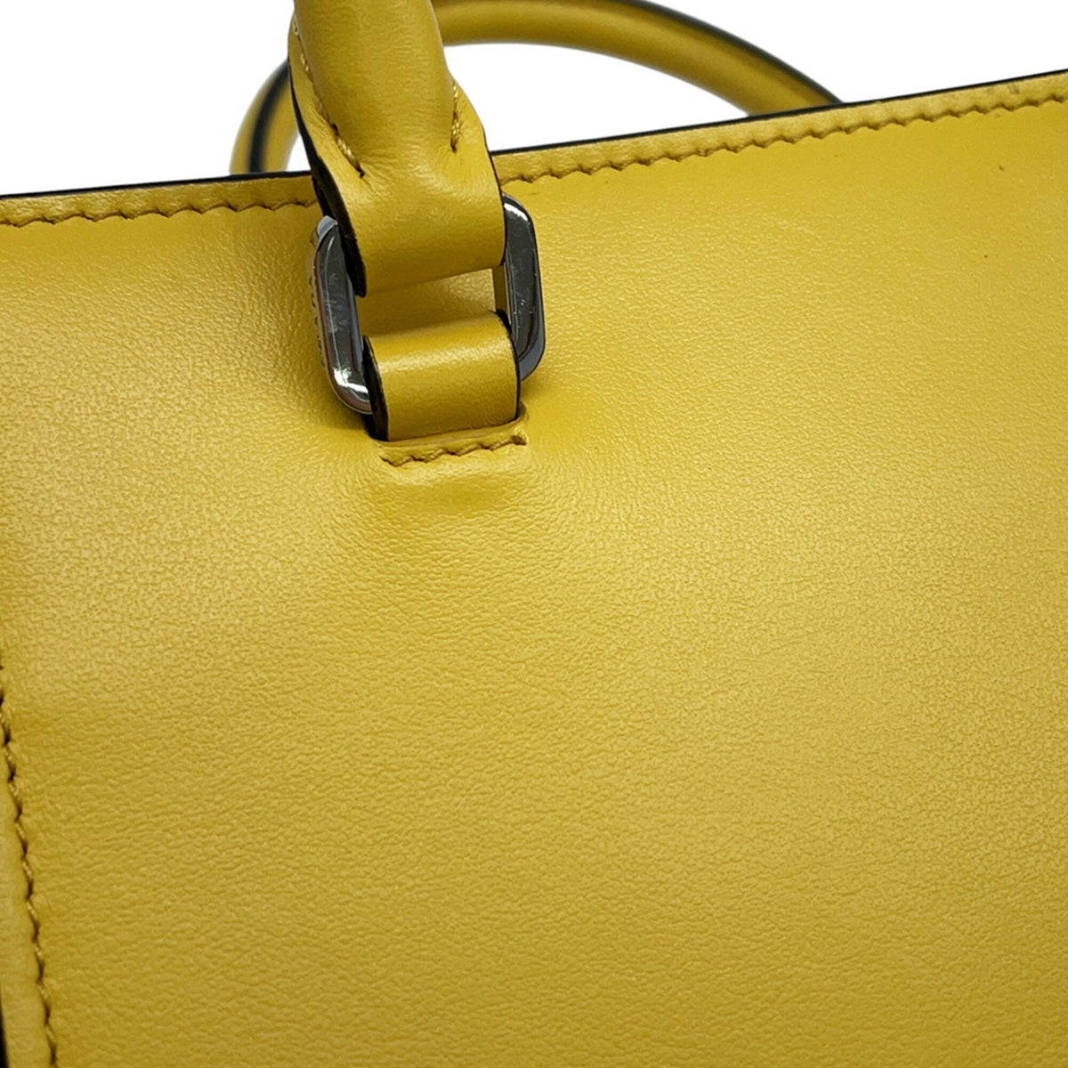 Prada Yellow Leather Handbag (Pre-Owned)