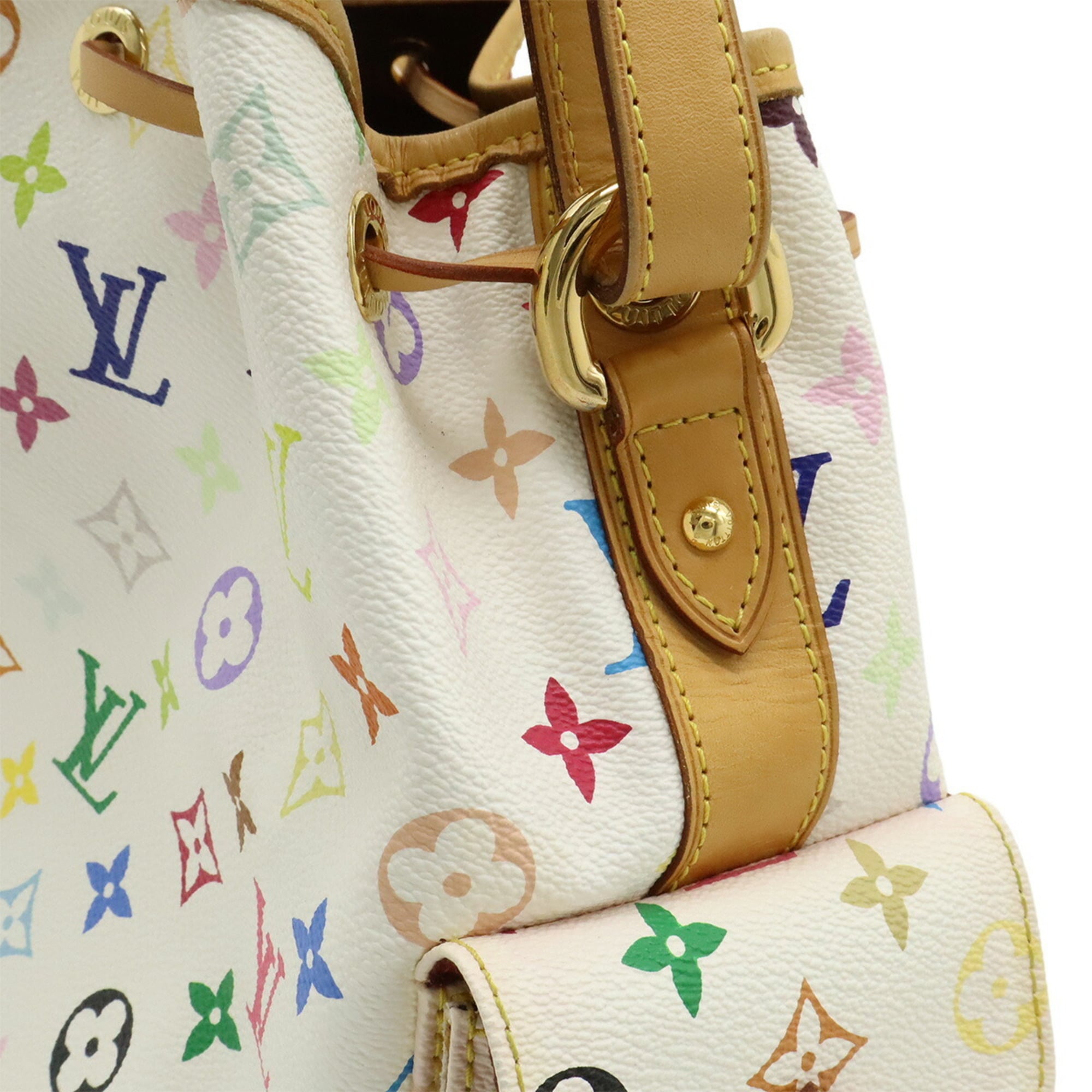 Louis Vuitton Blanc Monogram Multi-Color White Monogram Multicolore Shoulder Bag (Pre-Owned)