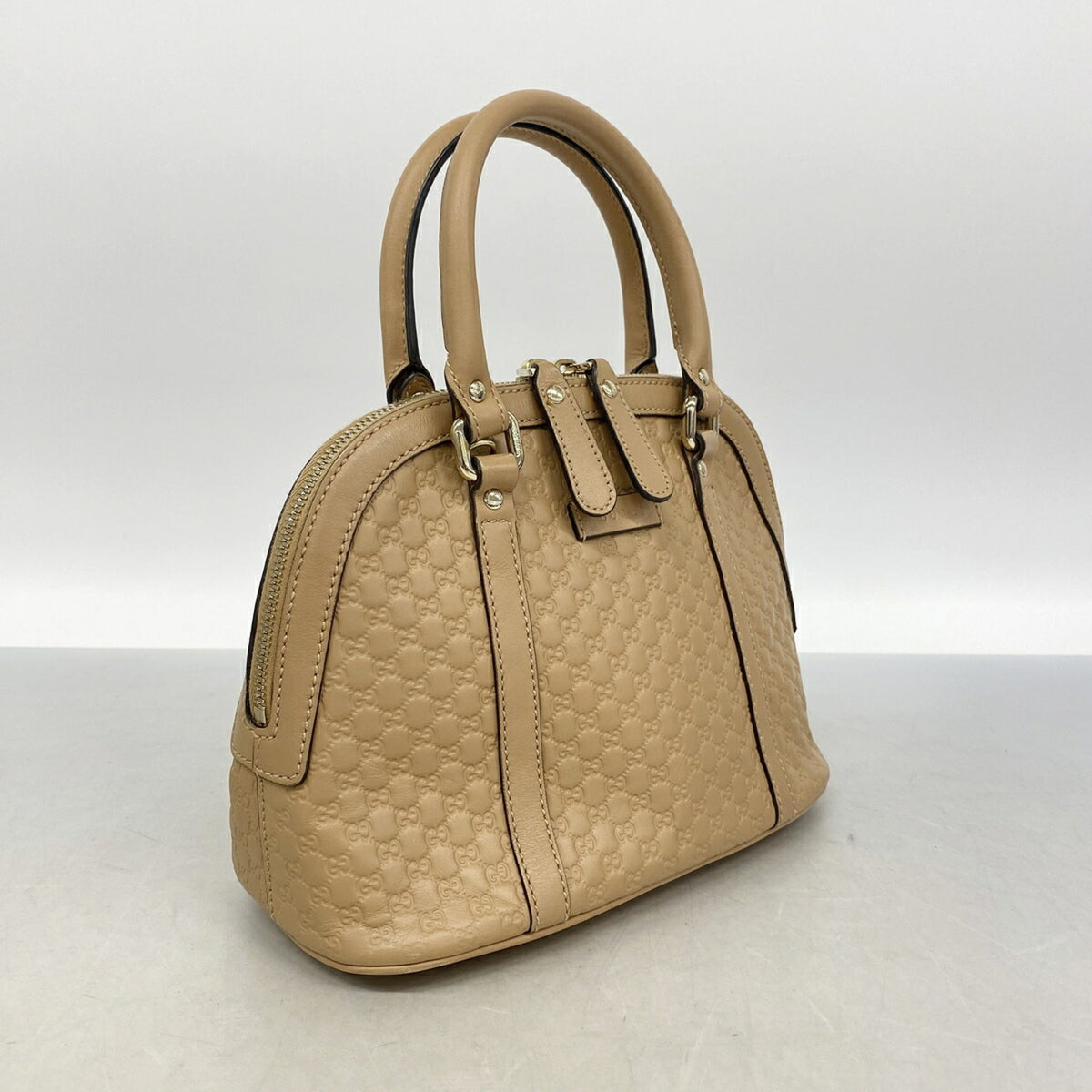 Gucci Beige Leather Handbag (Pre-Owned)