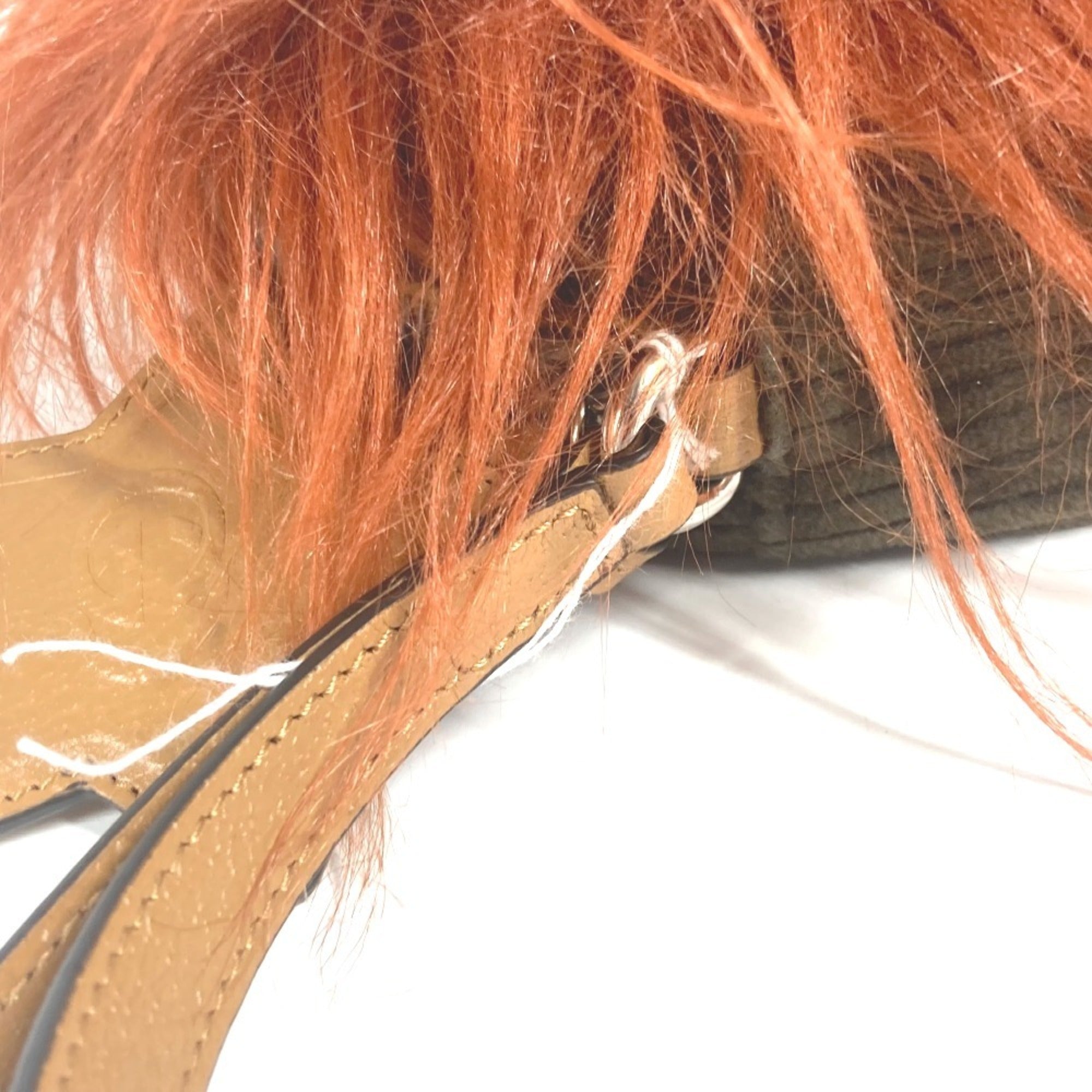 Gucci Brown Fur Leather Suede Clutch Bag Pouch (Pre-Owned)