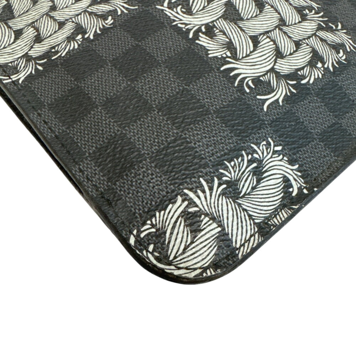 Louis Vuitton Black Gray White Damier Graphite Clutch Bag (Pre-Owned)