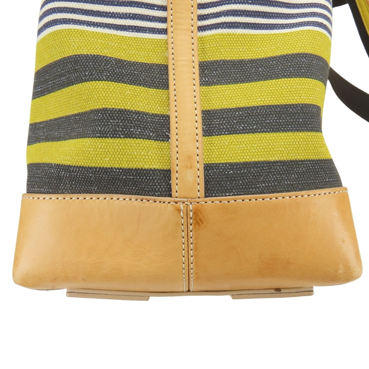 Coach Multi-Color Canvas Leather Tote Bag (Pre-Owned)