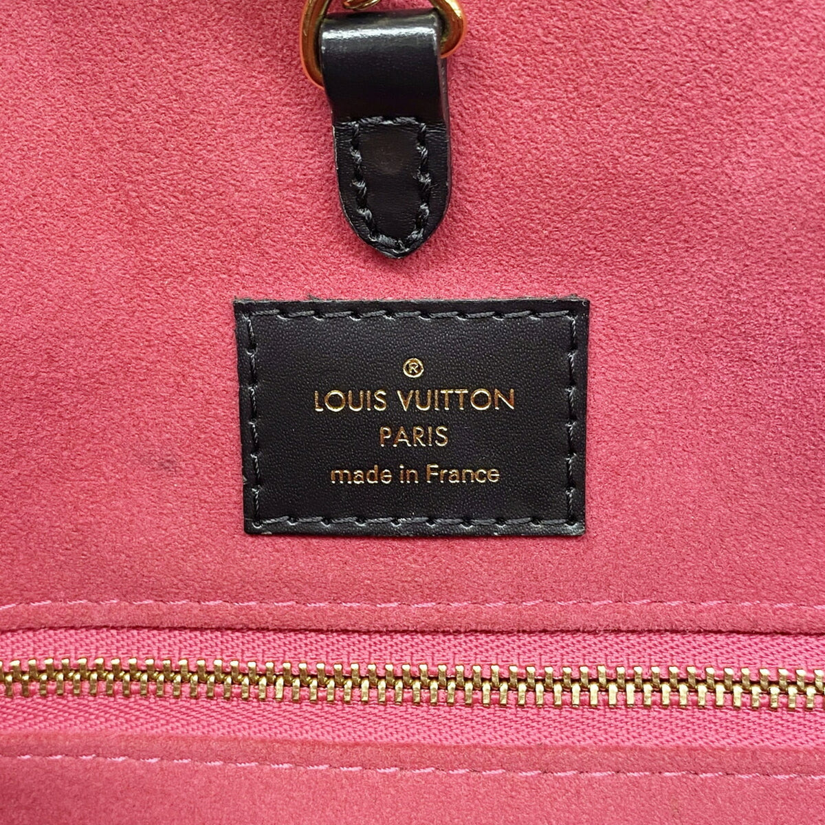 Louis Vuitton Noir Pink Tote Bag (Pre-Owned)