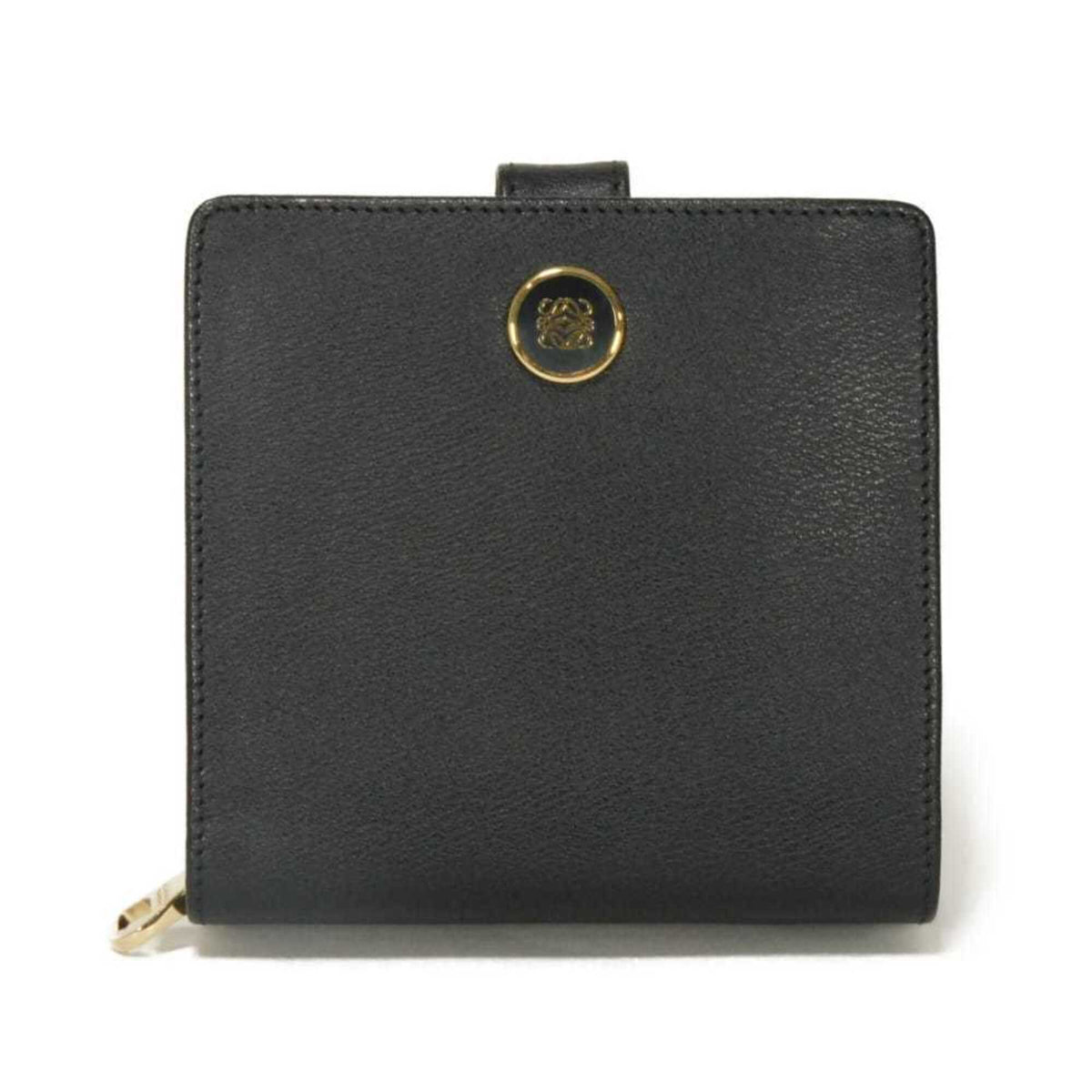 Loewe Black Leather Wallet (Bi-Fold) (Pre-Owned)