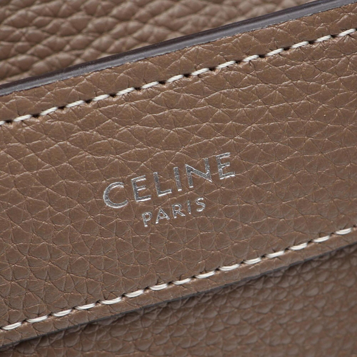 Celine Gray Leather Handbag (Pre-Owned)