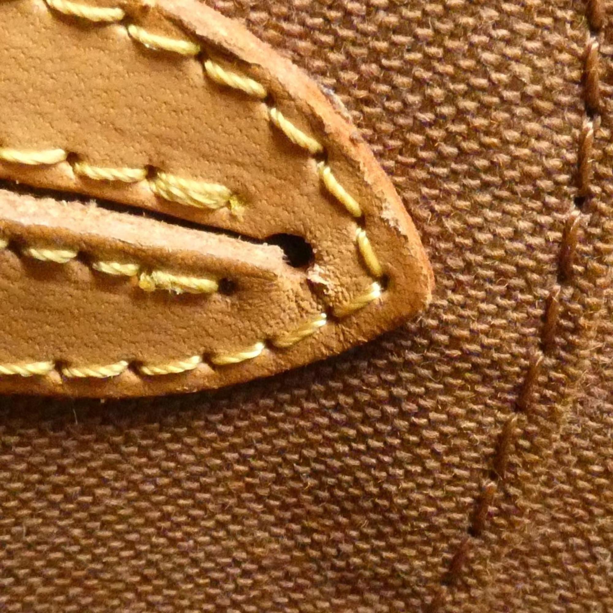 Louis Vuitton Brown Coated Canvas Handbag (Pre-Owned)