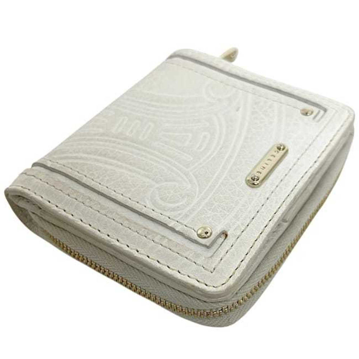 Celine White Leather Wallet (Bi-Fold) (Pre-Owned)