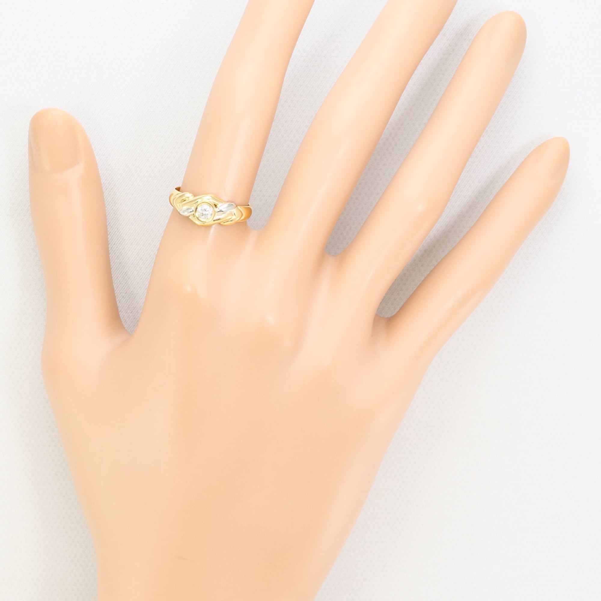 Unbranded Platinum Yellow Gold Yellow Gold (18K) Platinum 900 Band Ring (Pre-Owned)