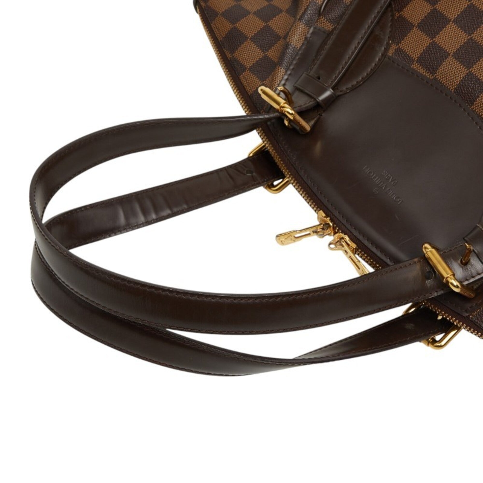 Louis Vuitton Brown Pvc Leather Handbag Tote Bag (Pre-Owned)