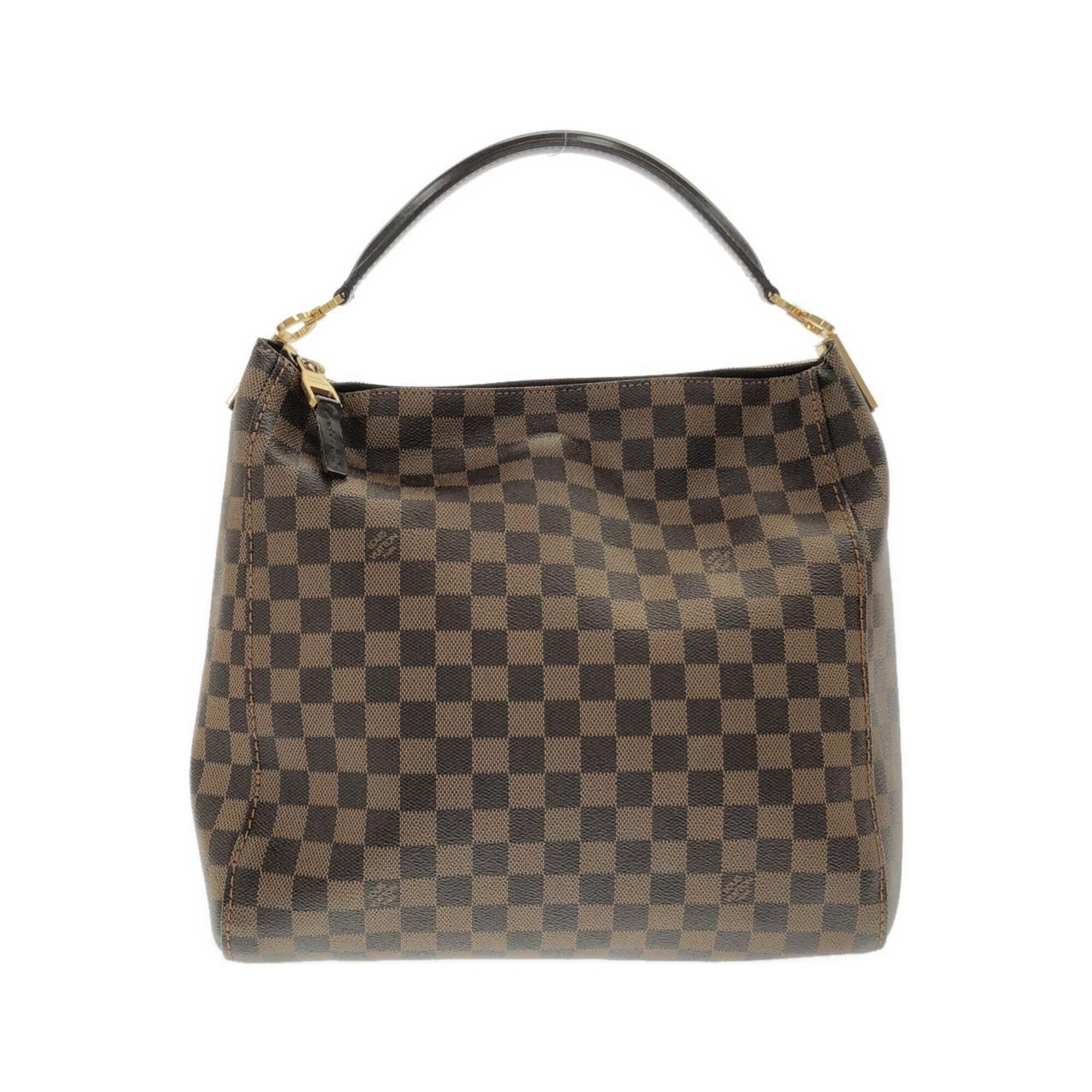 Louis Vuitton Ebene Coated Canvas Shoulder Bag (Pre-Owned)