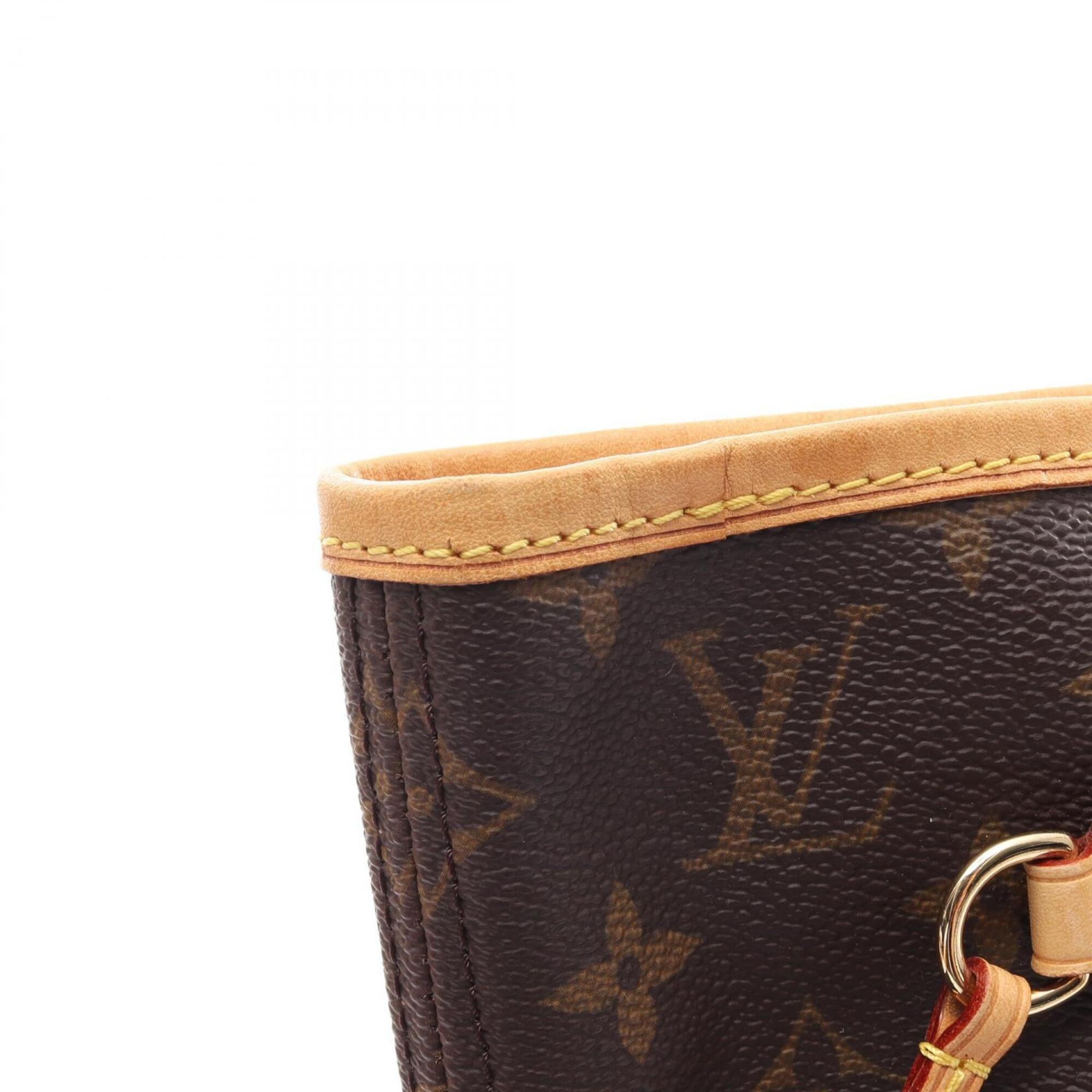 Louis Vuitton Brown Monogram Monogram Leather Coated Canvas Handbag Tote Bag (Pre-Owned)