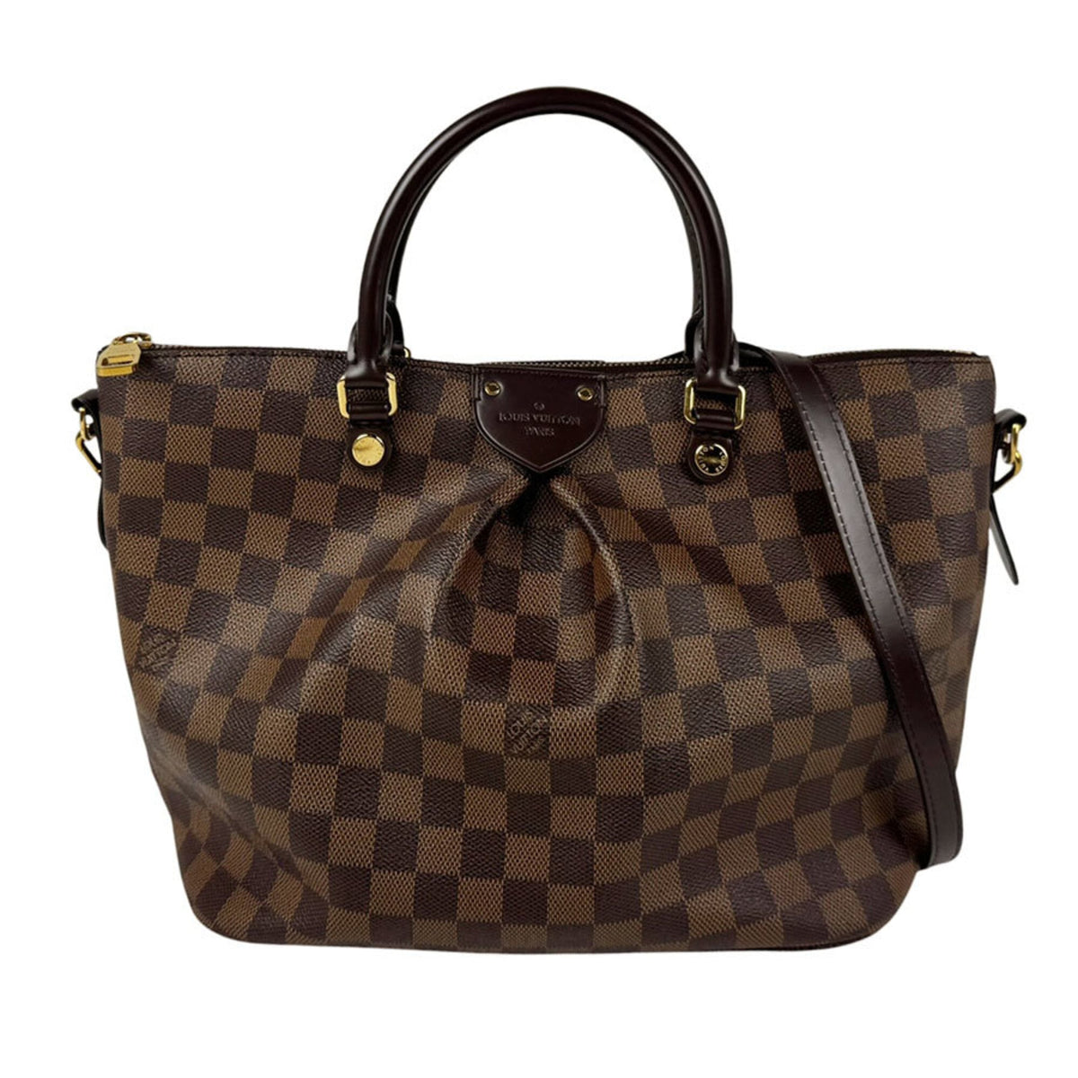 Louis Vuitton Damier Canvas Ebene Damier Canvas Handbag Shoulder Bag (Pre-Owned)