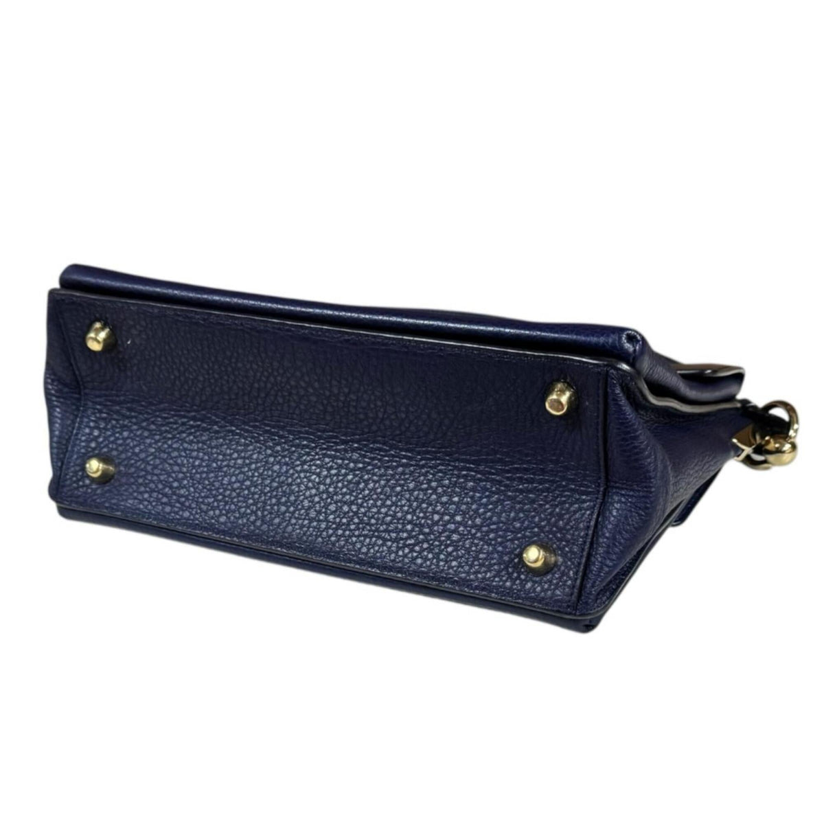 Christian Louboutin Navy Leather Shoulder Bag (Pre-Owned)
