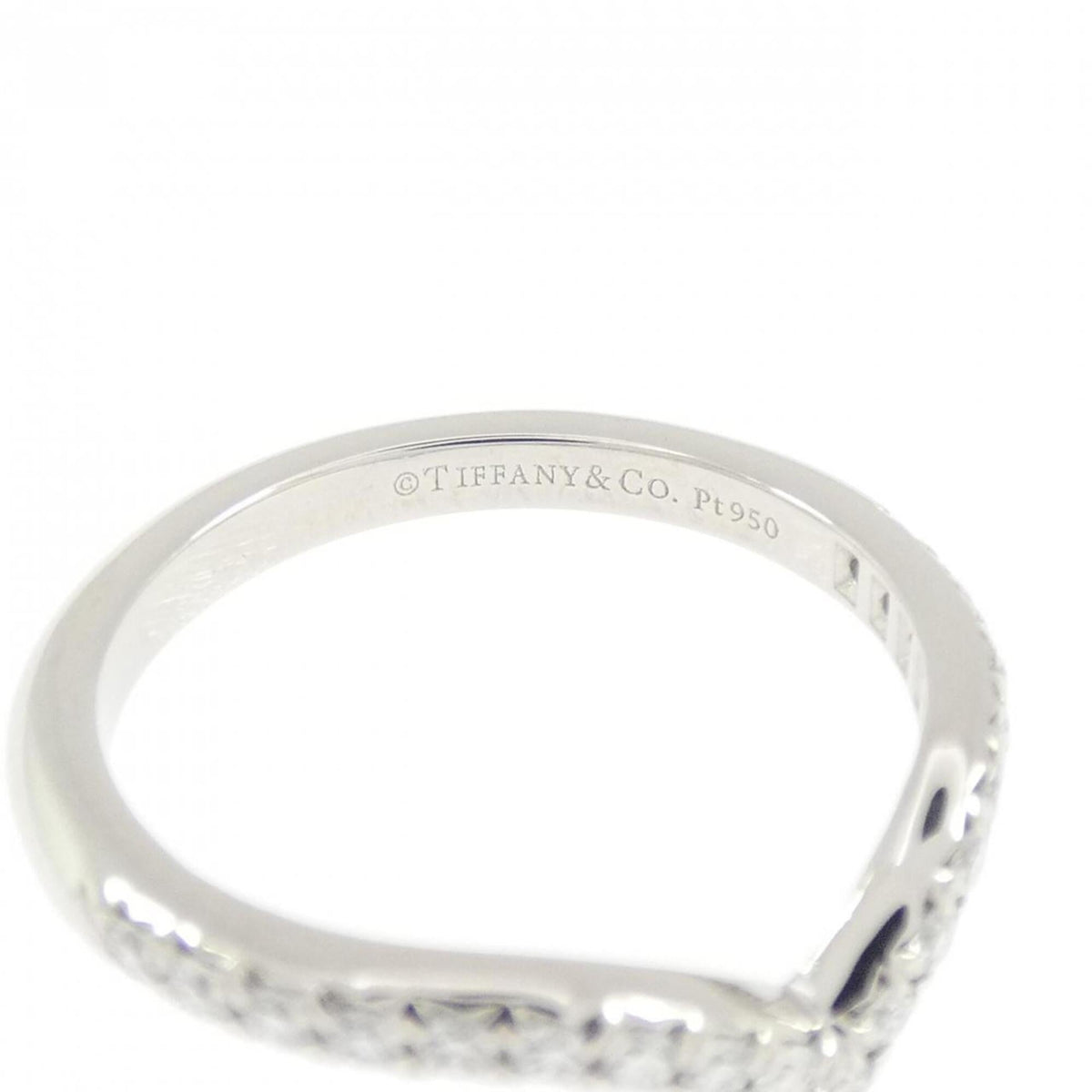 Tiffany Platinum 950 Band Ring (Pre-Owned)