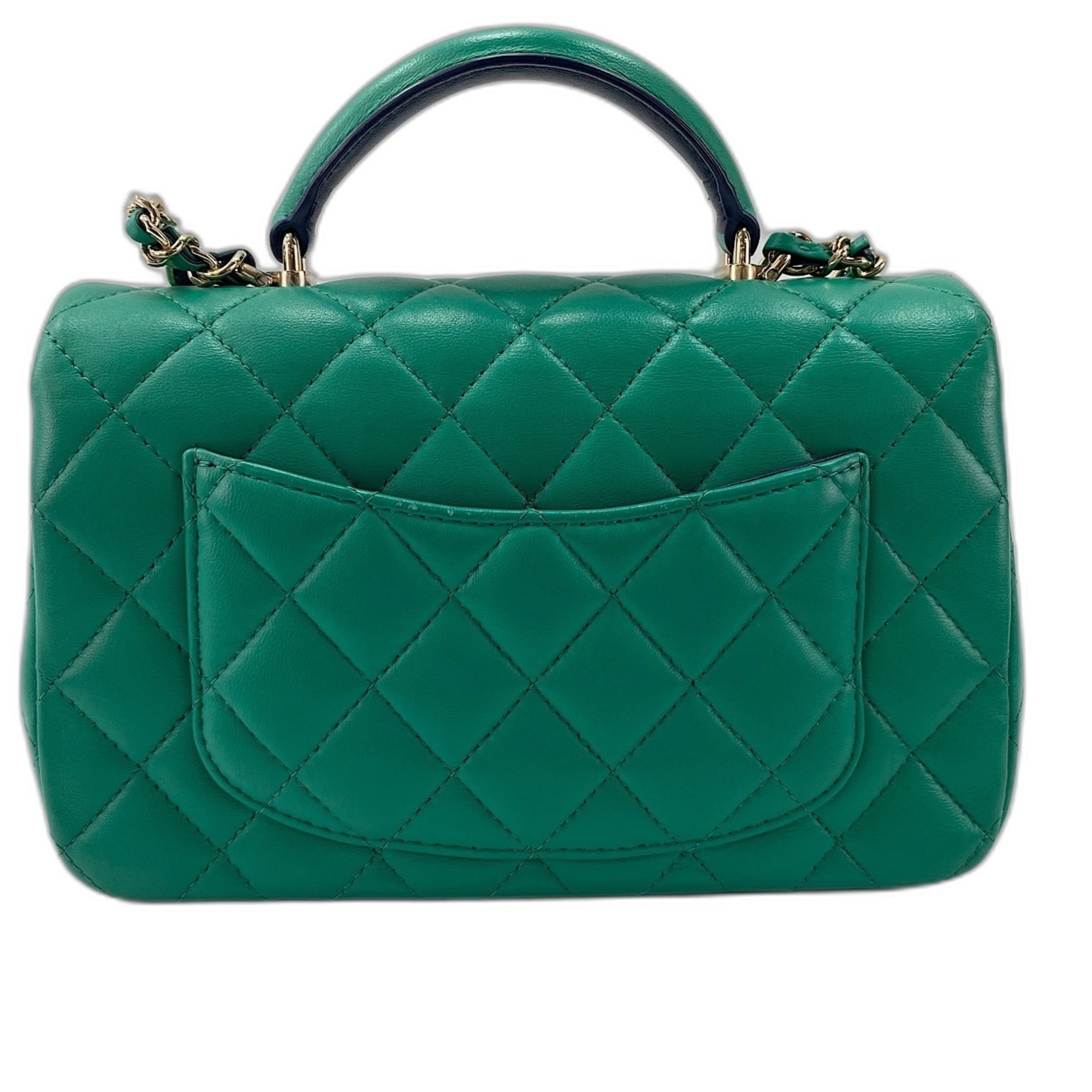 Chanel Green Handbag (Pre-Owned)