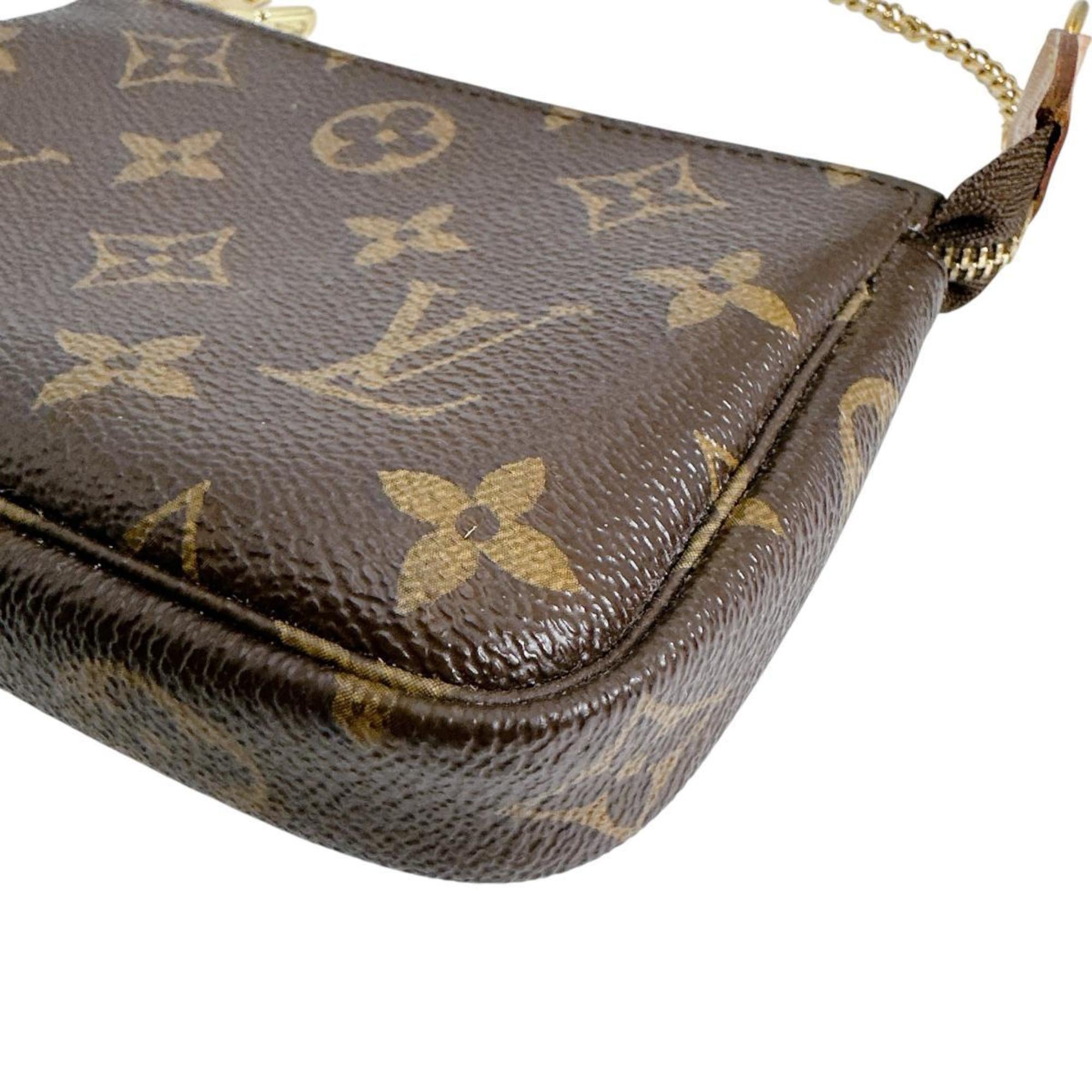 Louis Vuitton Brown Monogram Monogram Handbag Pochette Pouch (Pre-Owned)