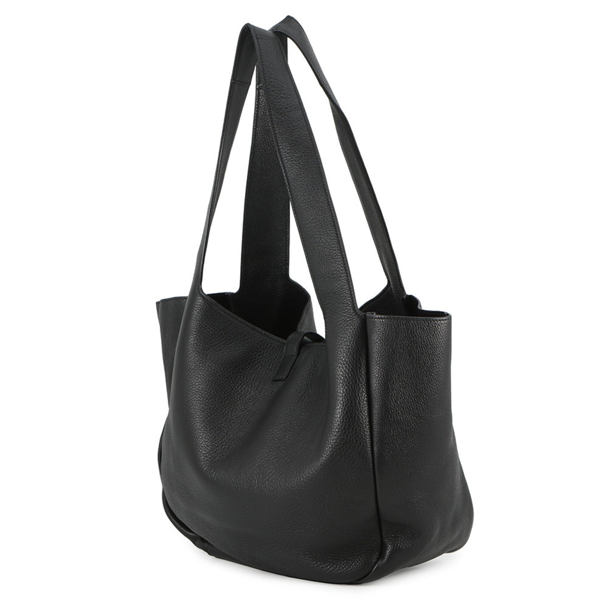 Yves Saint Laurent Black Handbag Tote Bag (Pre-Owned)