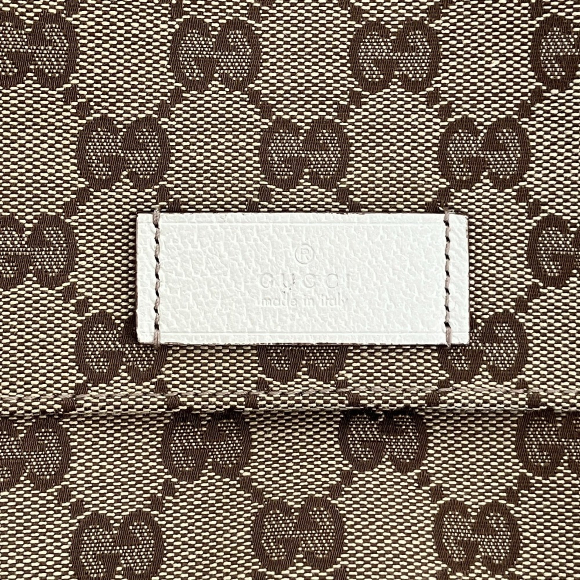 Gucci Gg Canvas Beige Gg Canvas Messenger Bag Shoulder Bag (Pre-Owned)