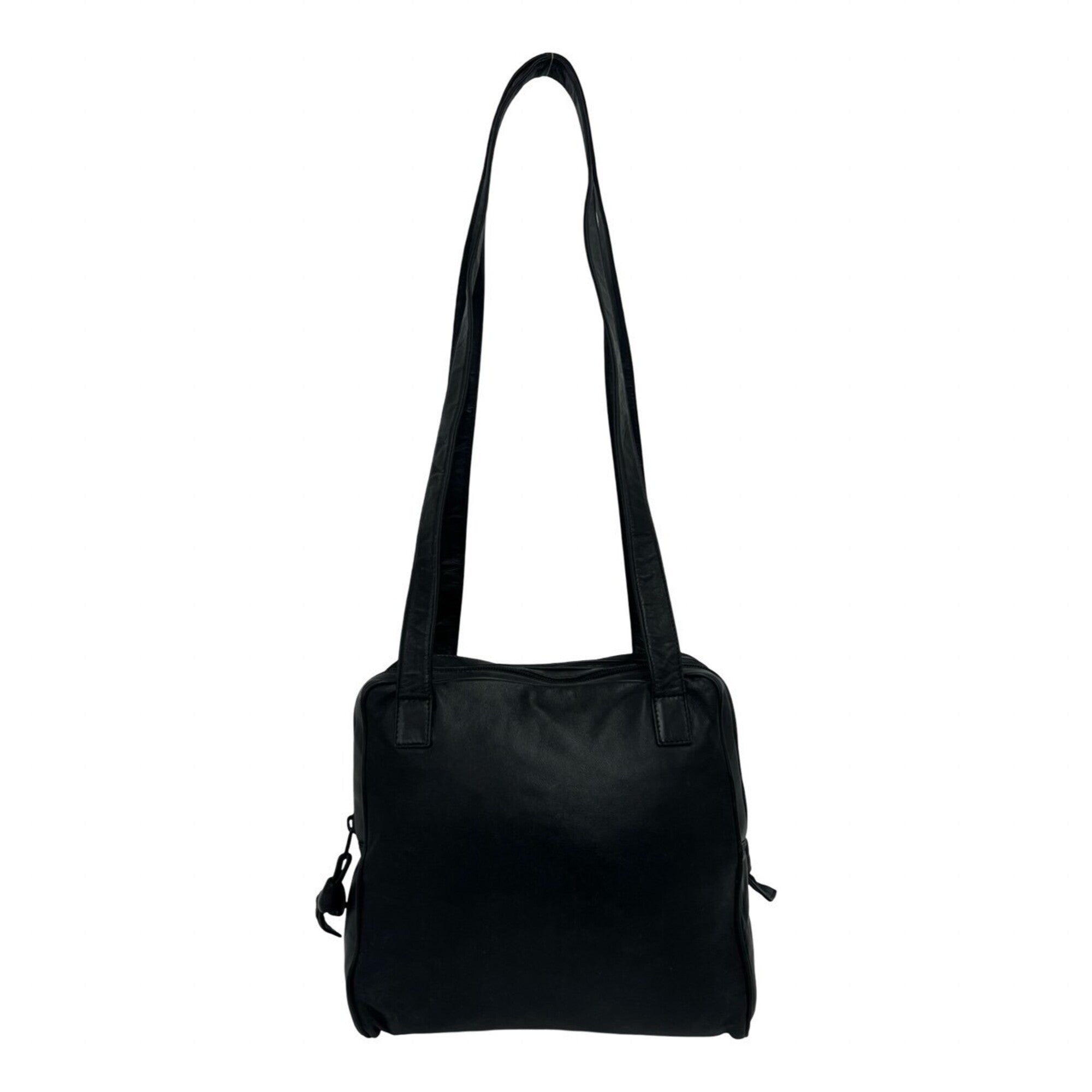 Loewe Black Leather Shoulder Bag Tote Bag (Pre-Owned)