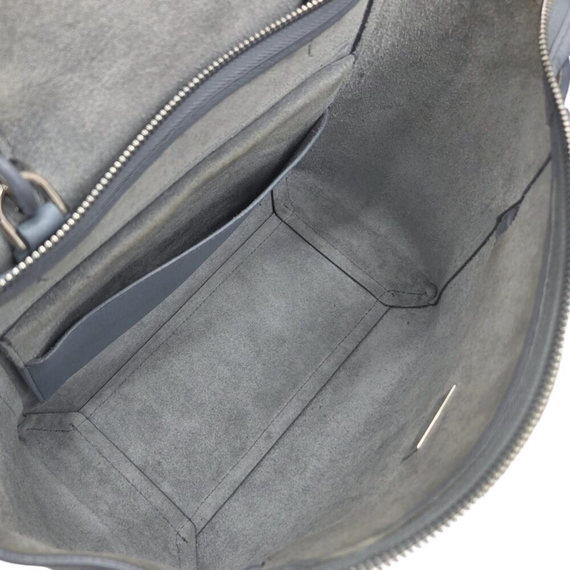 Celine Blue Leather Handbag Shoulder Bag (Pre-Owned)