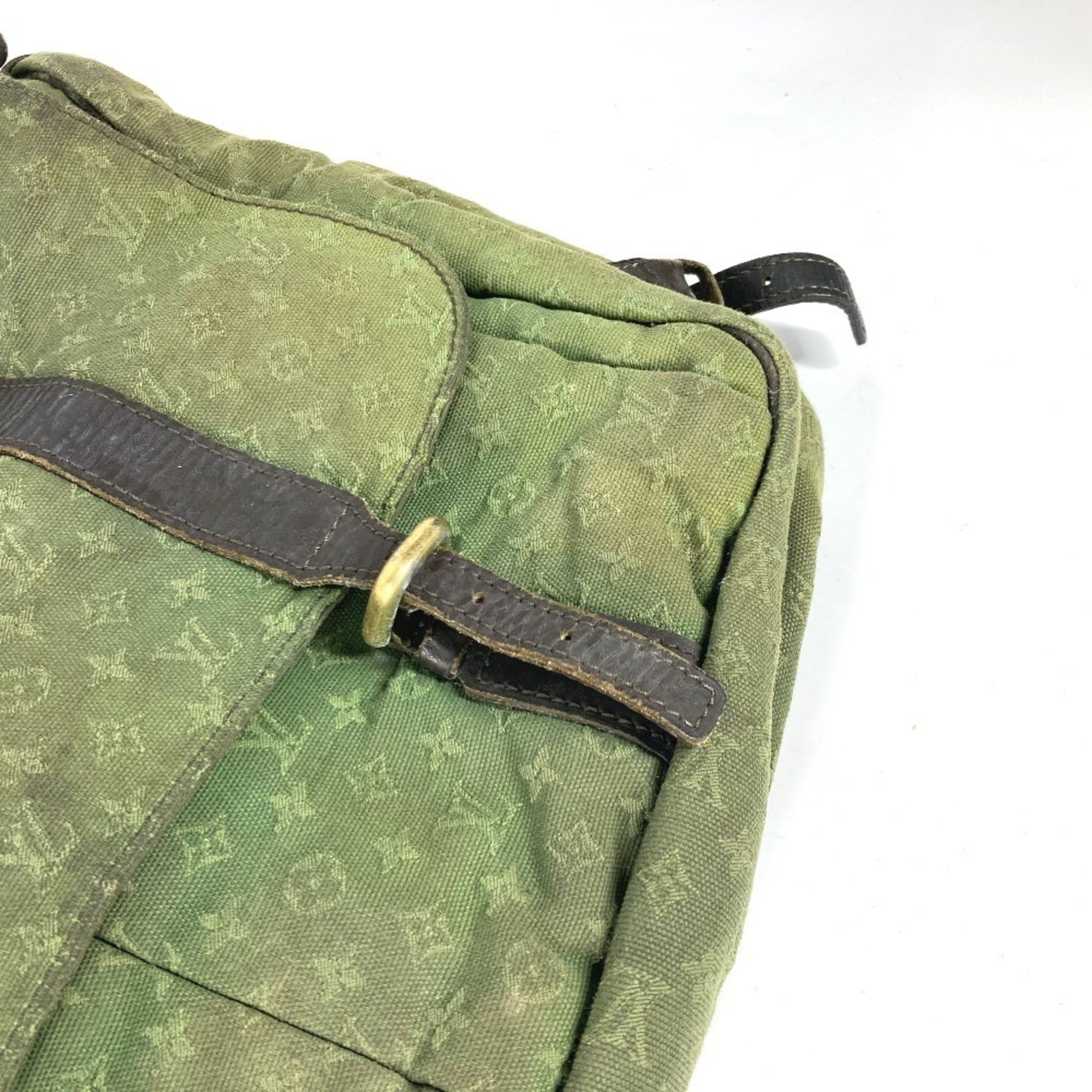 Louis Vuitton Khaki Monogram Mini Canvas Shoulder Bag (Pre-Owned)