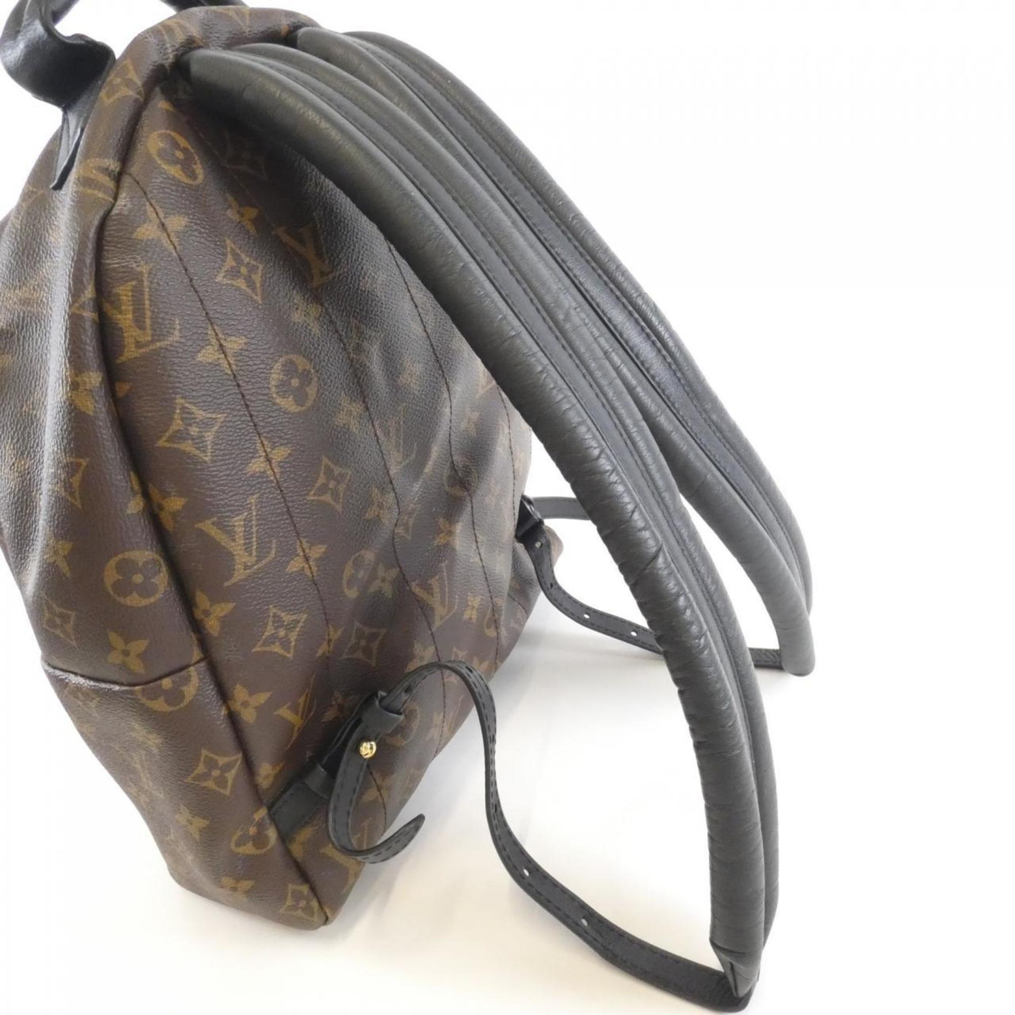 Louis Vuitton Brown Coated Canvas Backpack (Pre-Owned)