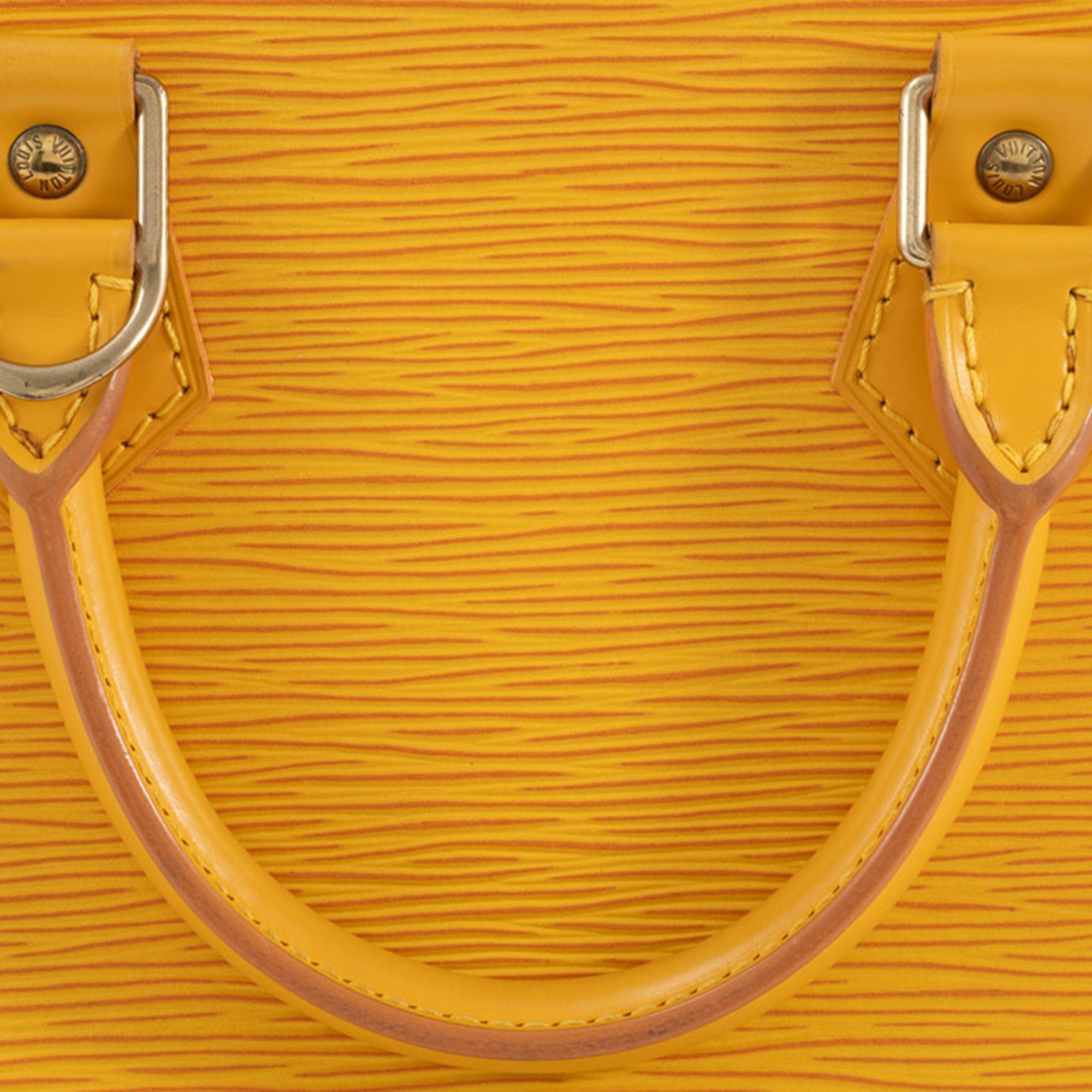 Louis Vuitton Yellow Epi Leather Handbag (Pre-Owned)